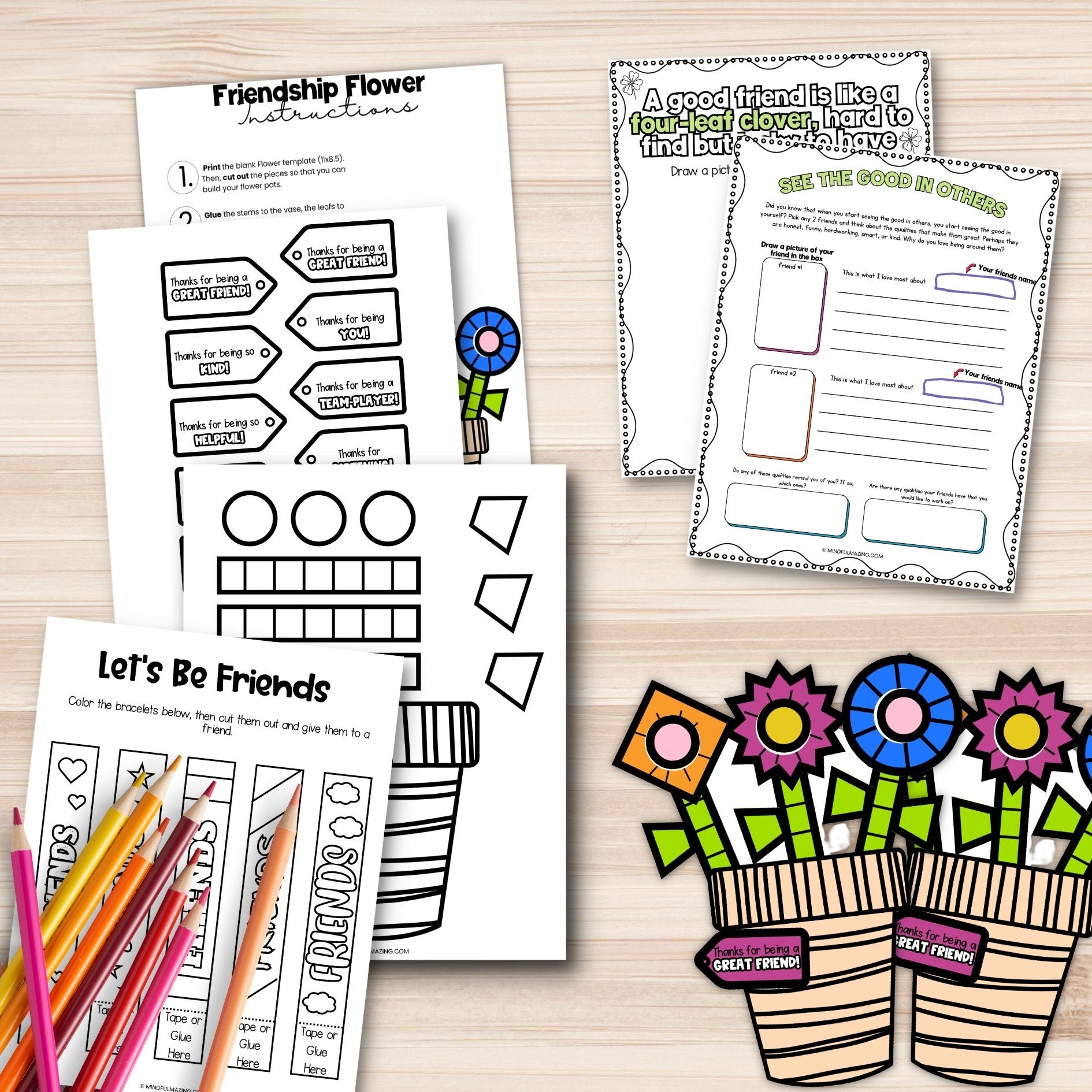 Friendship Activities + Lessons