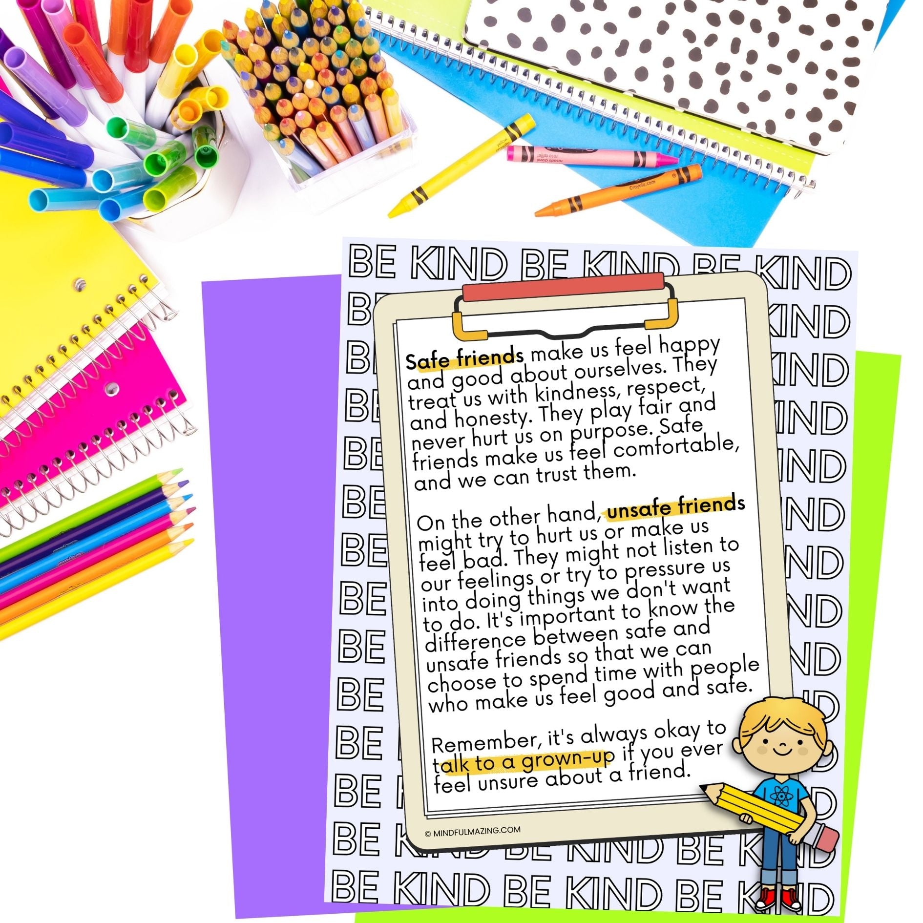 Friendship Activities + Lessons