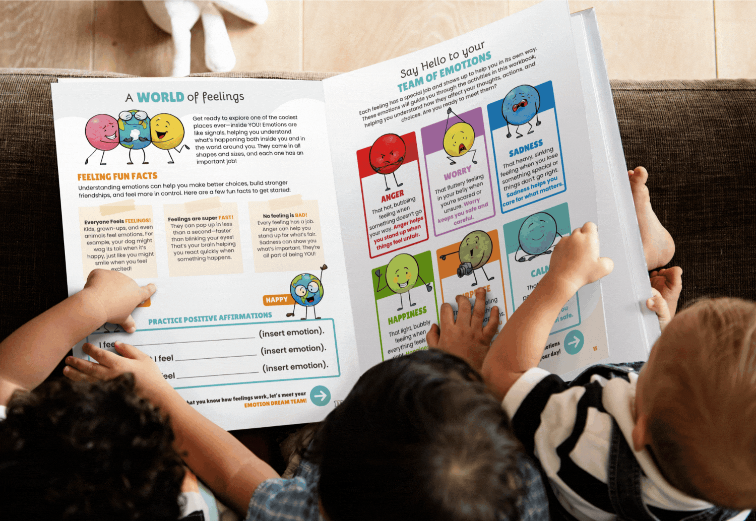 Kids Mega Emotions Bundle (Workbook + Guides + Bonus Tools)