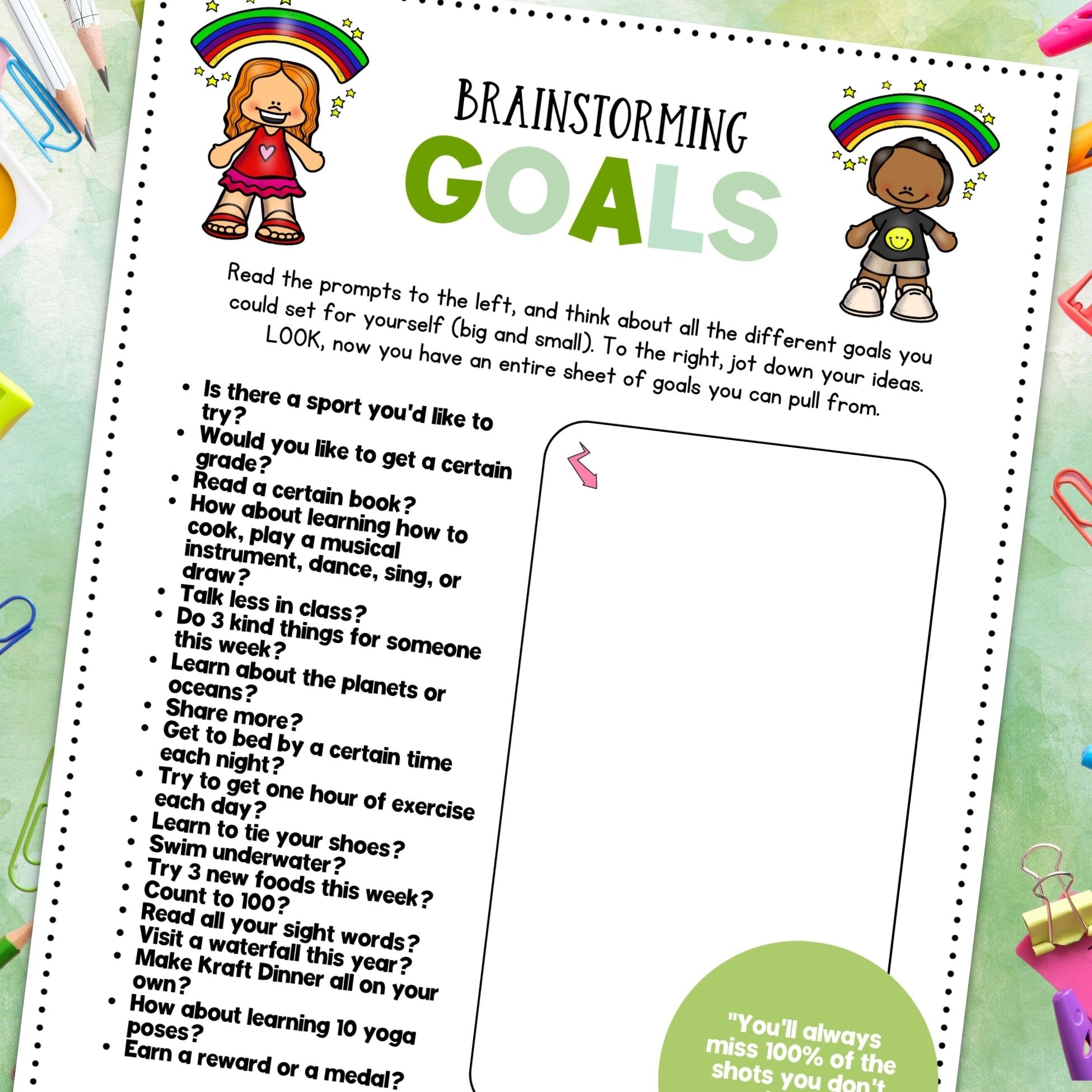 Setting SMART Goals Kit (Ages: 4 - 12)
