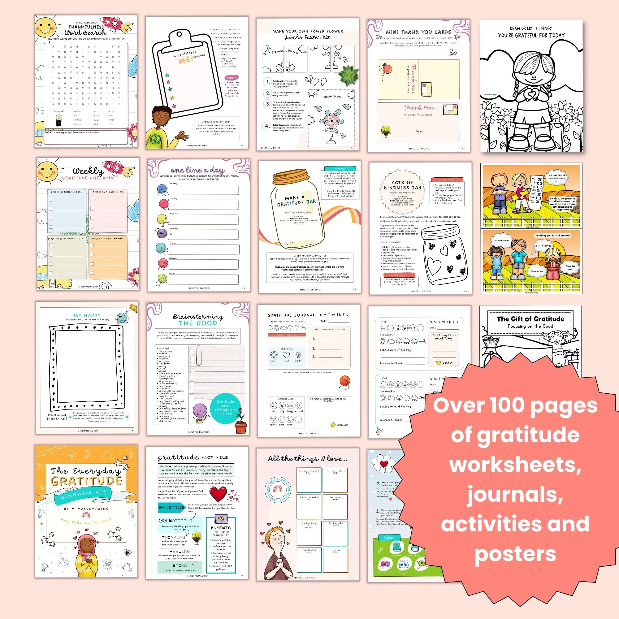 Gratitude Toolkit for Kids PDF (ages 4-11)