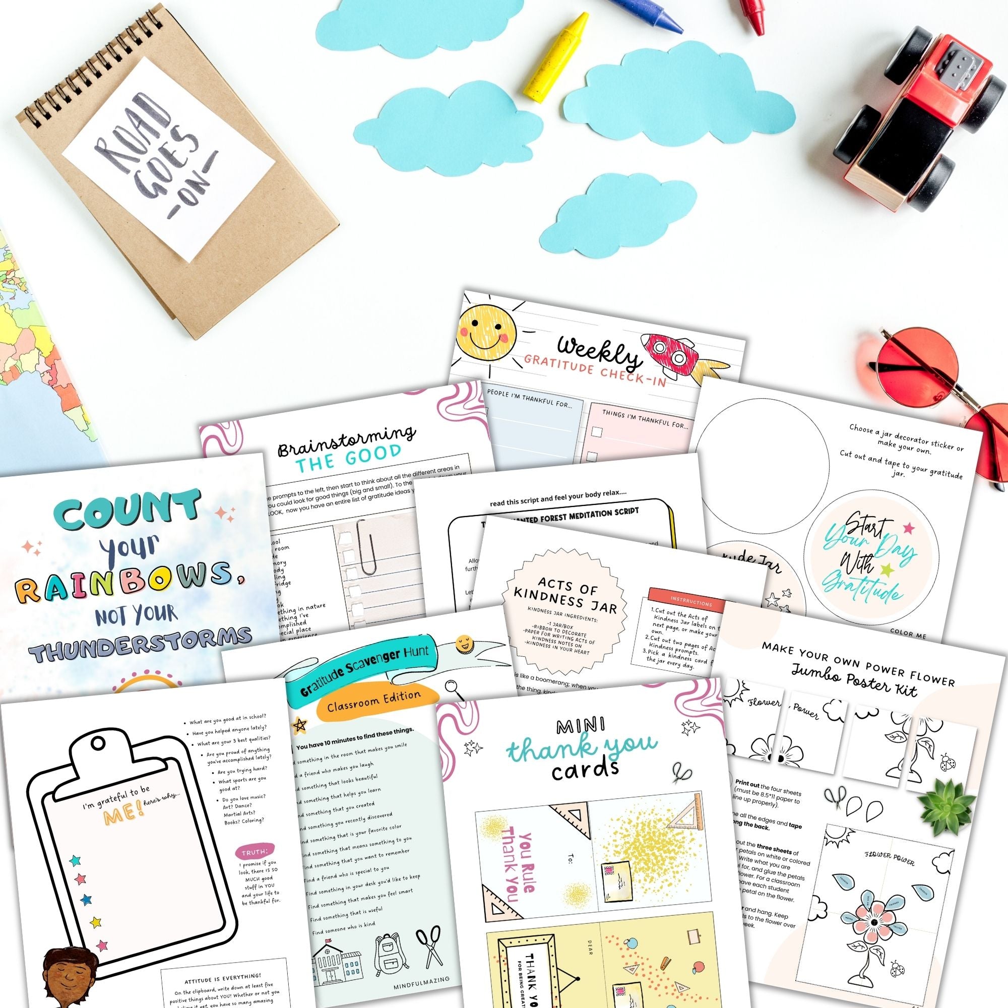 Gratitude Toolkit for Kids PDF (ages 4-11)