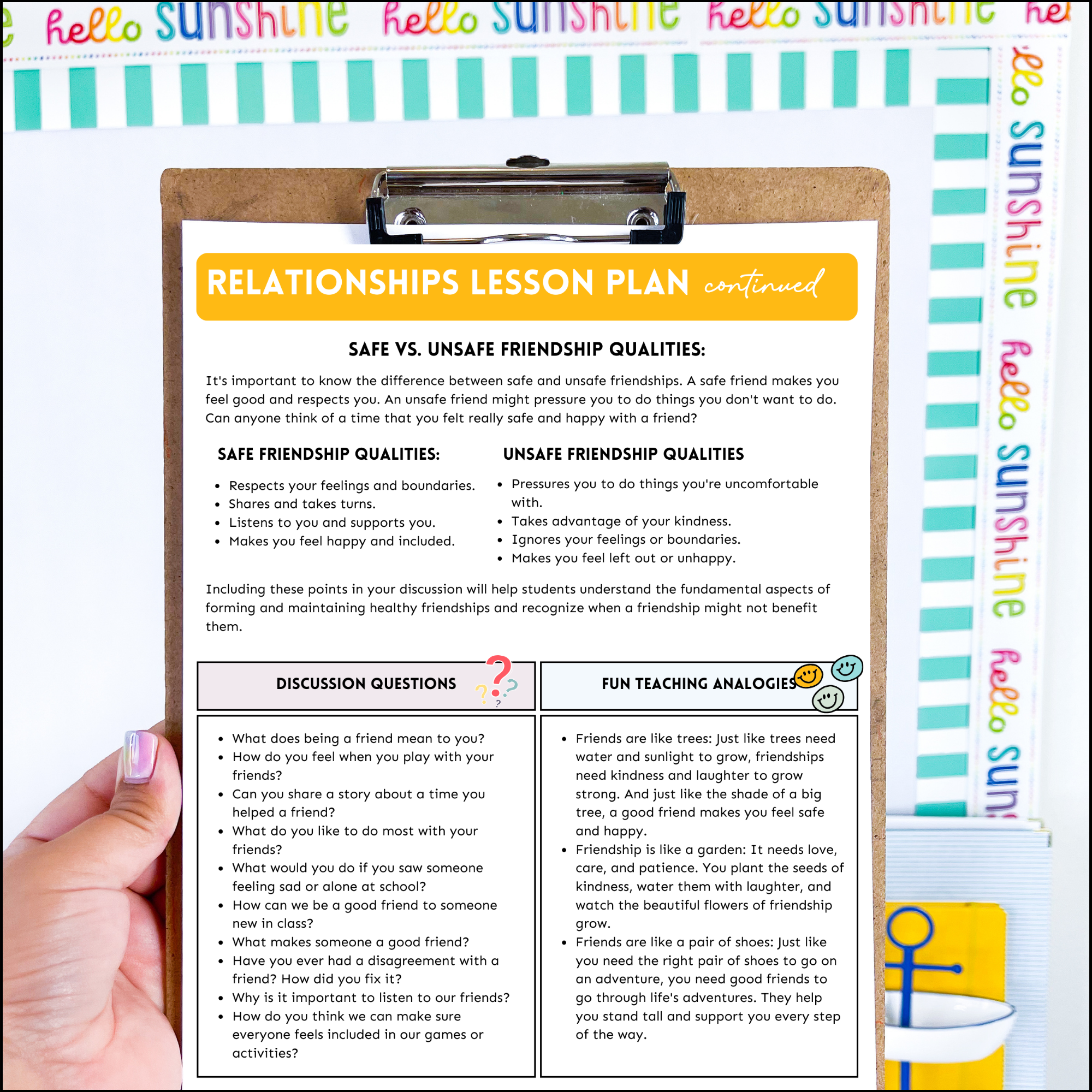 Summer Relationship Activities