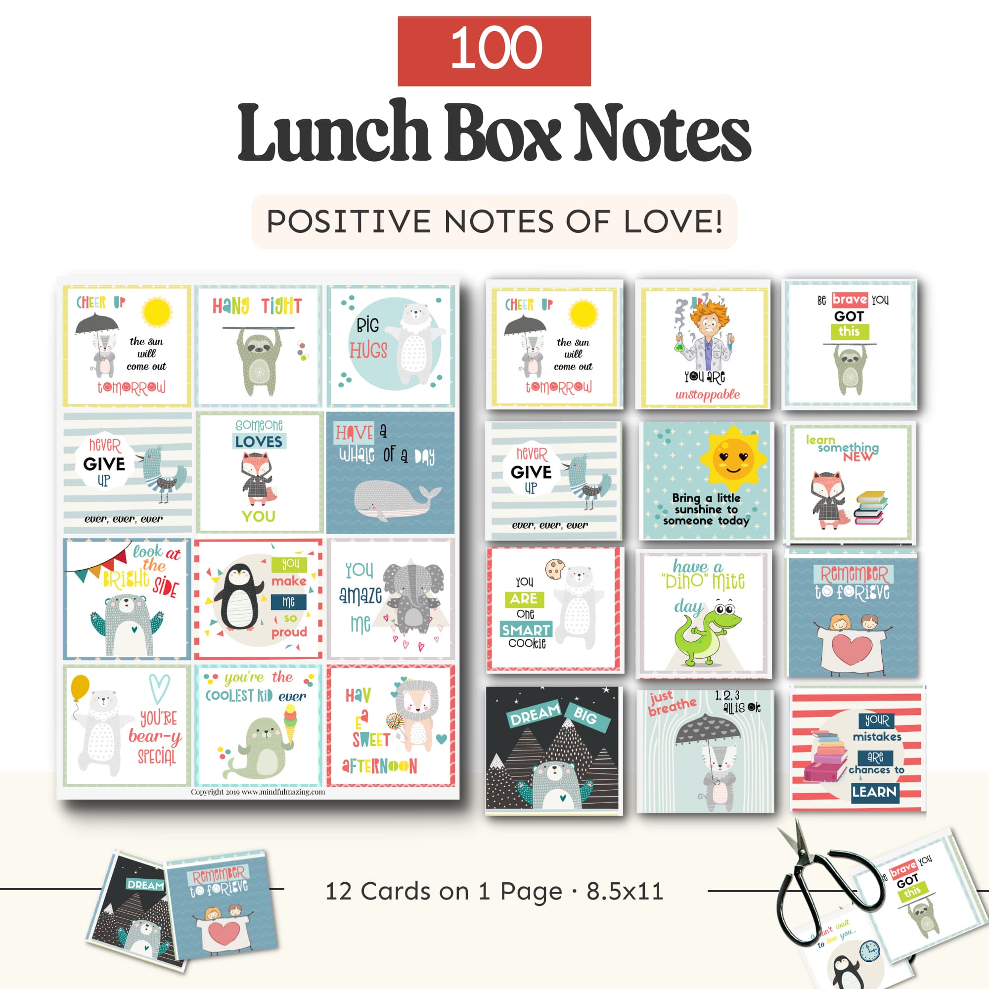 100+ Lunchbox Notes For Kids (PDF)