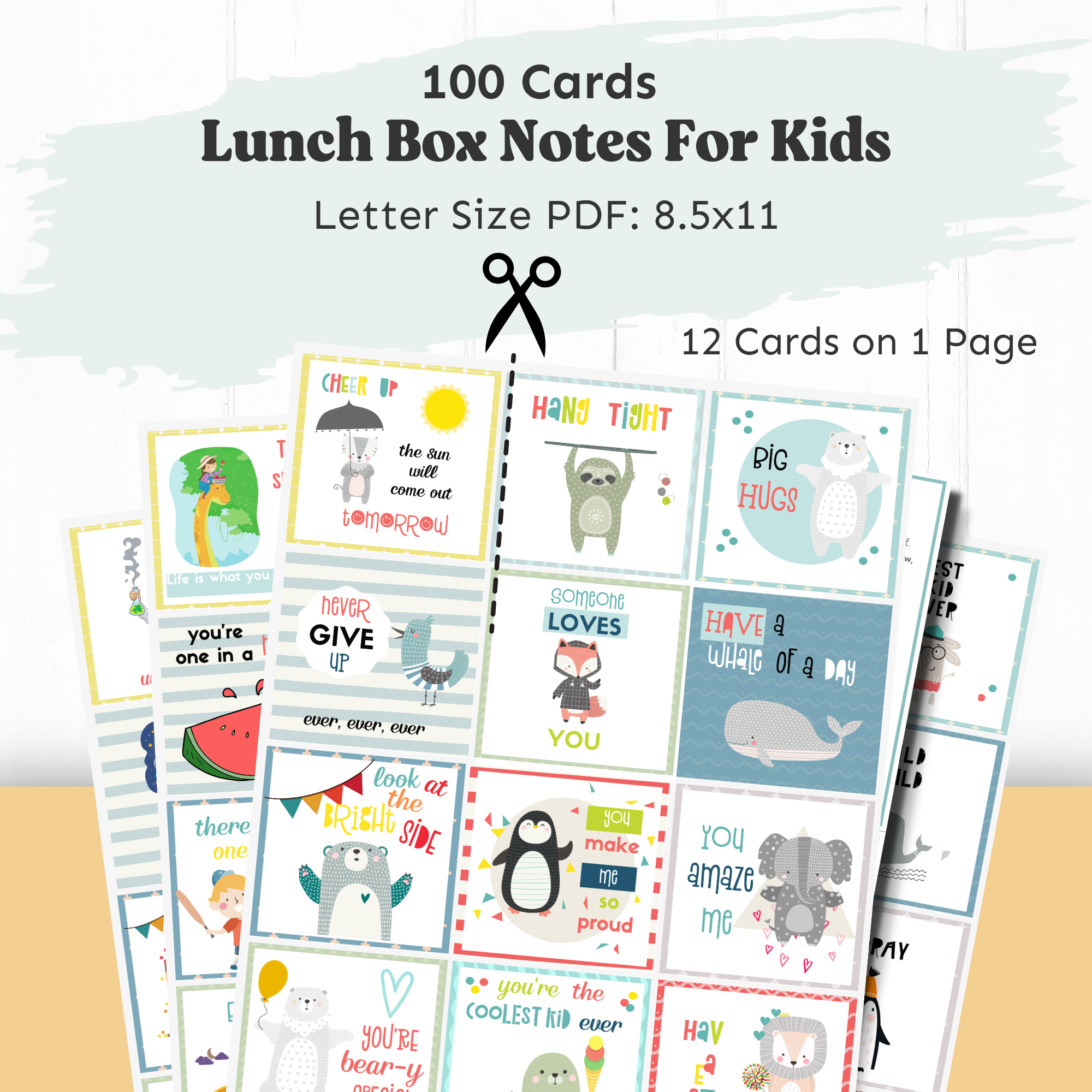 100+ Lunchbox Notes For Kids (PDF)