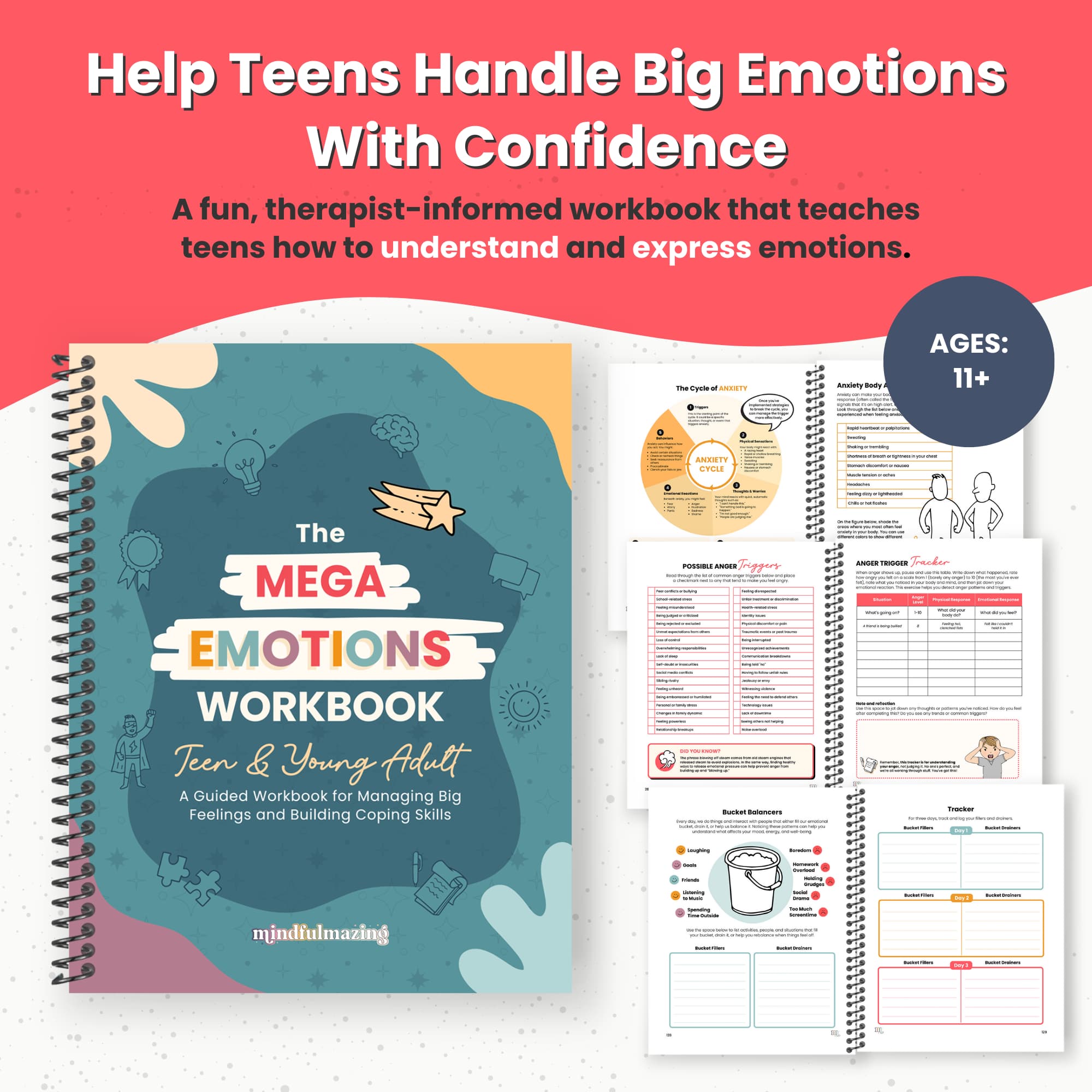 Teen & Young Adult Mega Emotions Workbook
