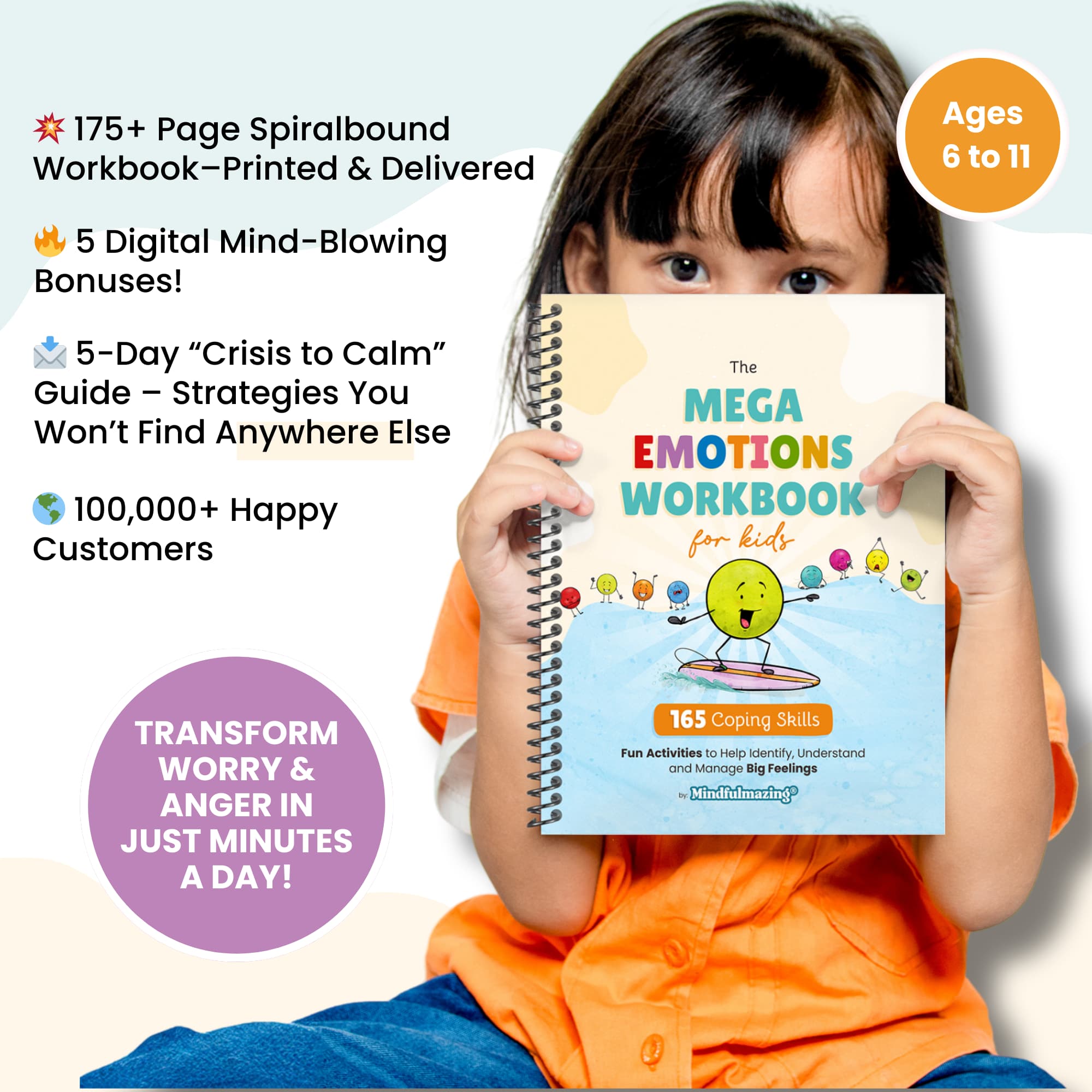 Kids Mega Emotions Bundle (Workbook + Guides + Bonus Tools)