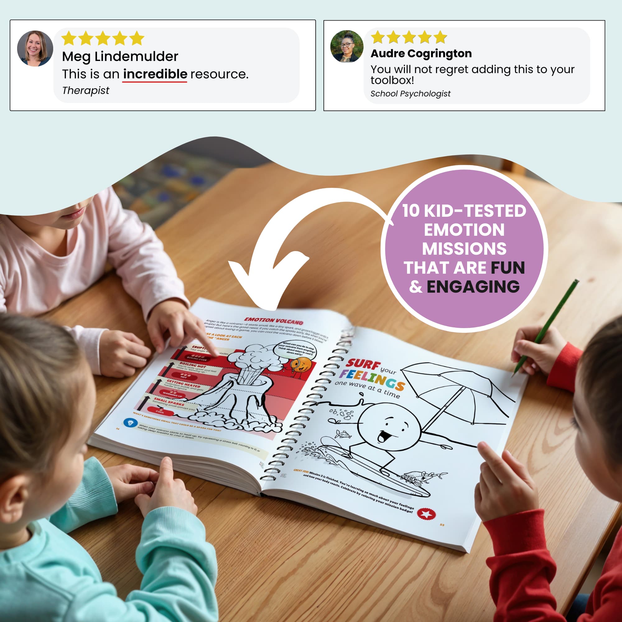 Kids Mega Emotions Bundle (Workbook + Guides + Bonus Tools)