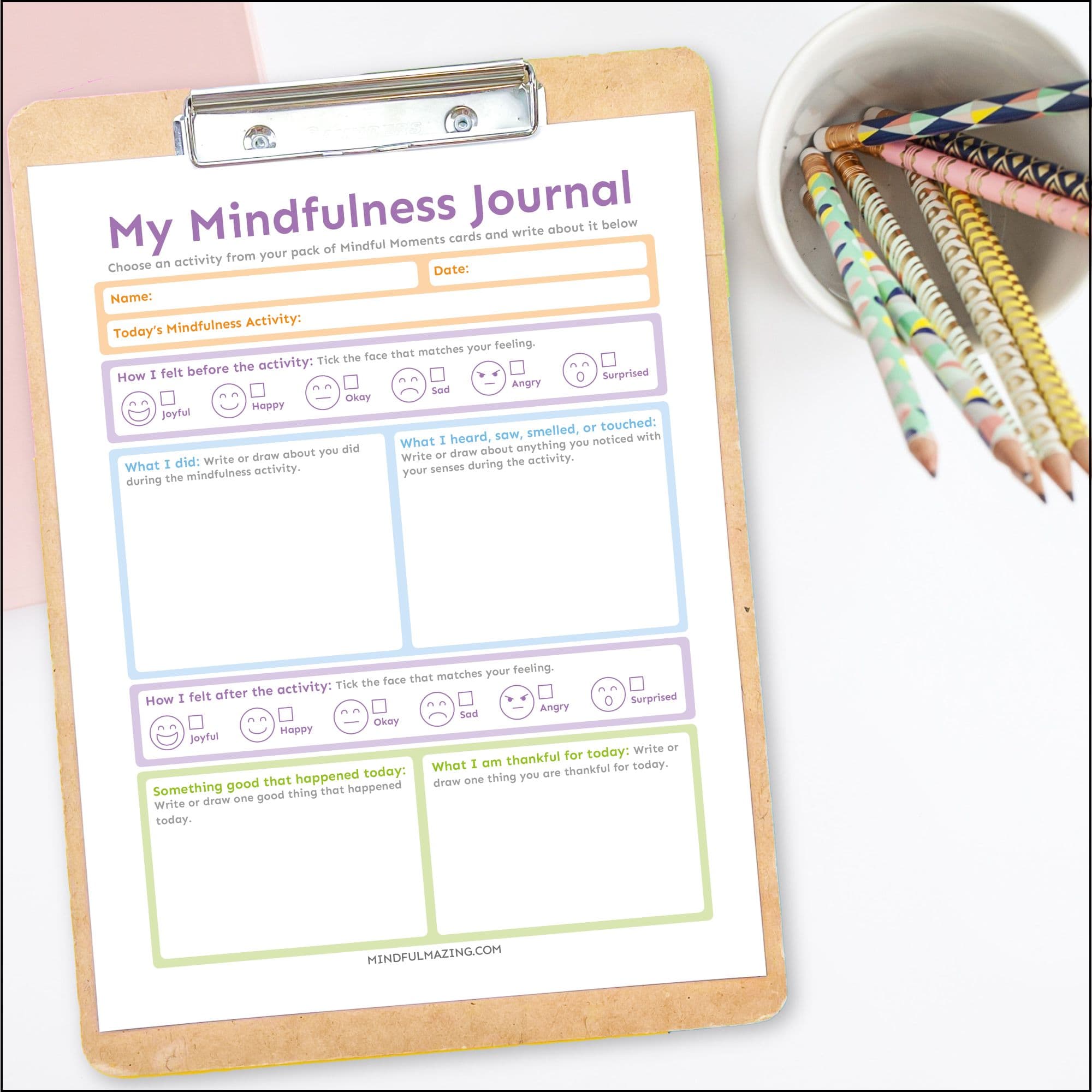 Mindfulness Cards & Journal