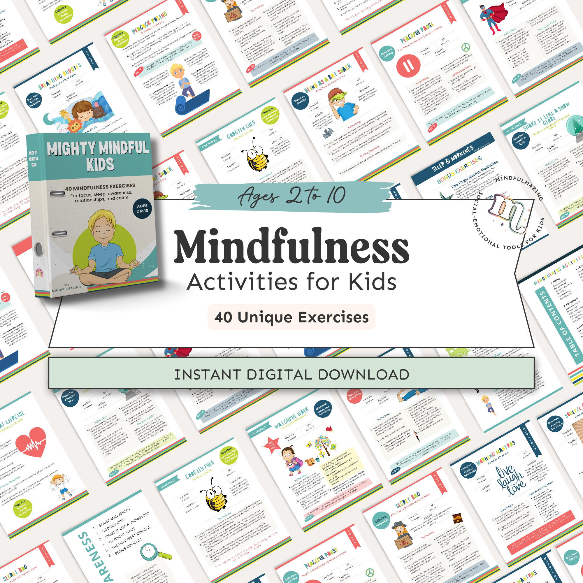 Mindful Kids BIG Bundle PDF (ages 2-11)