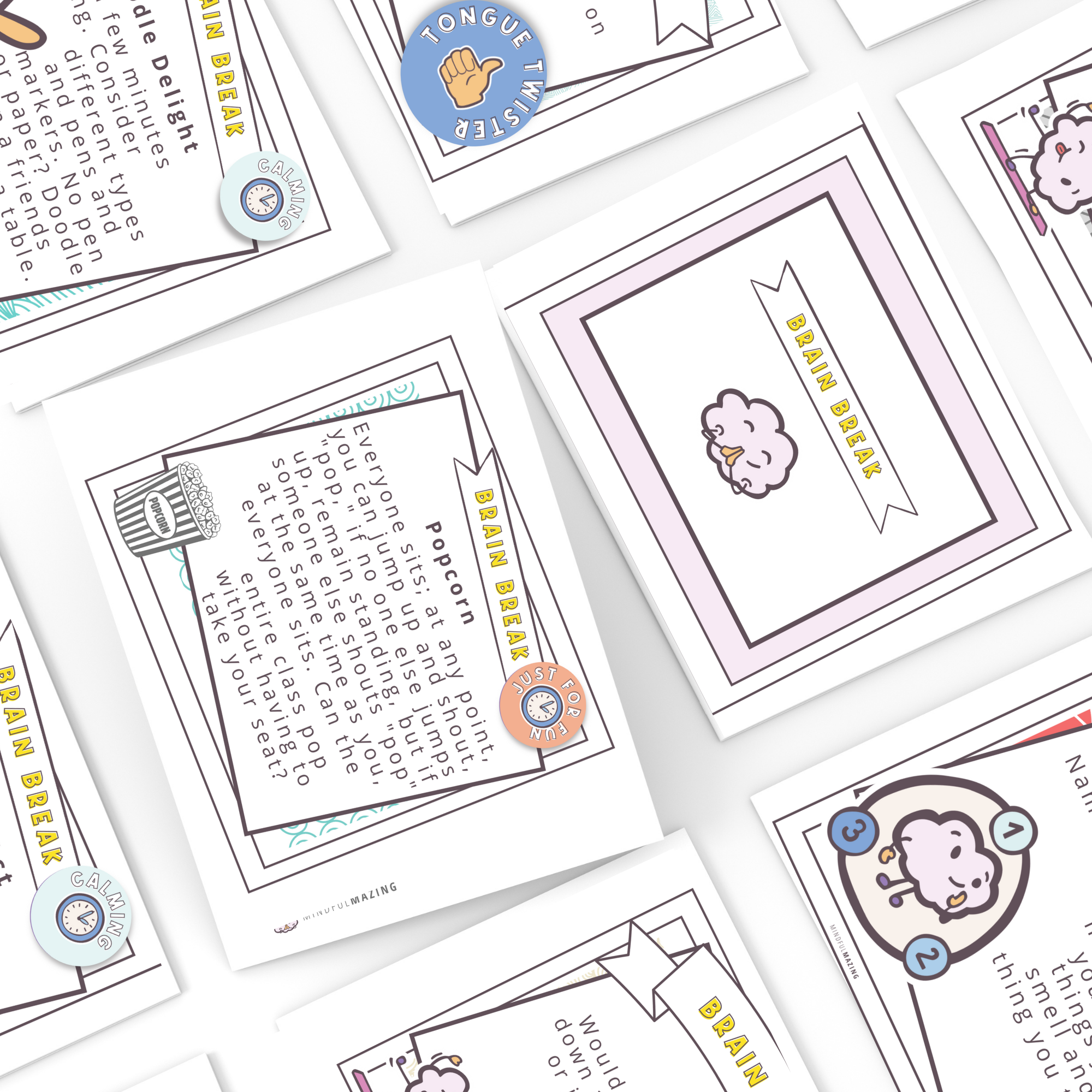 Brain Break Cards for Kids PDF