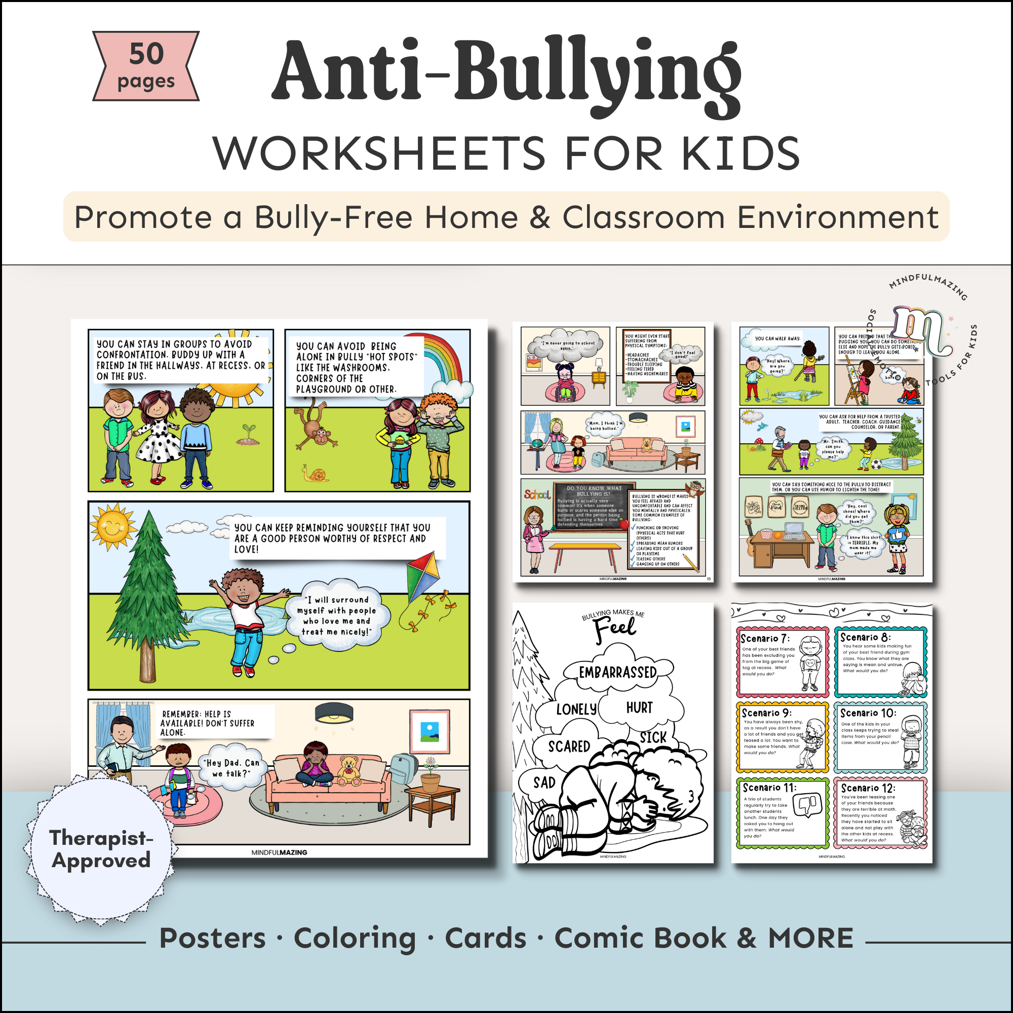 Anti-Bullying Comic Book + Activities
