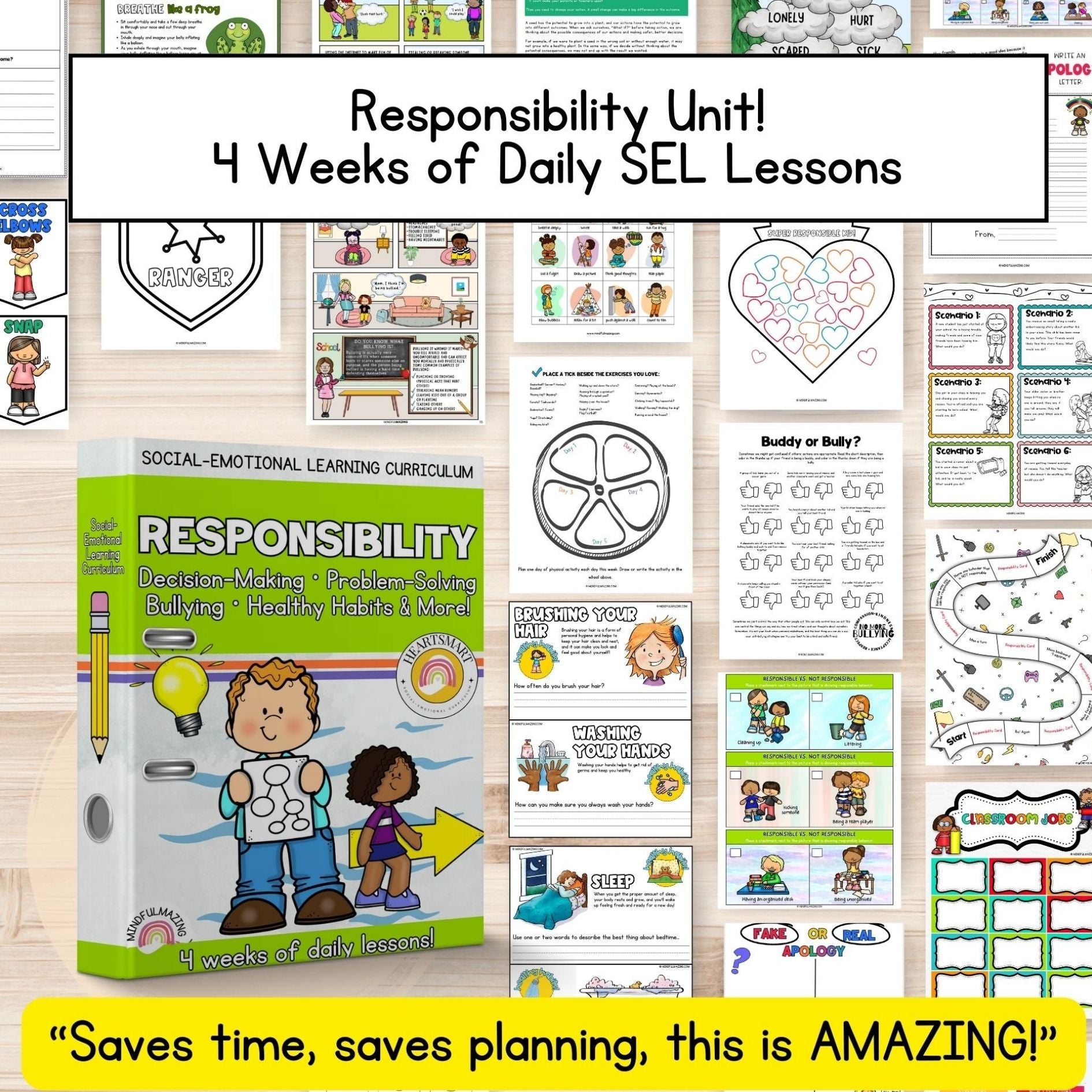 HeartSmart Social-Emotional Learning Curriculum (ages 3 - 8)