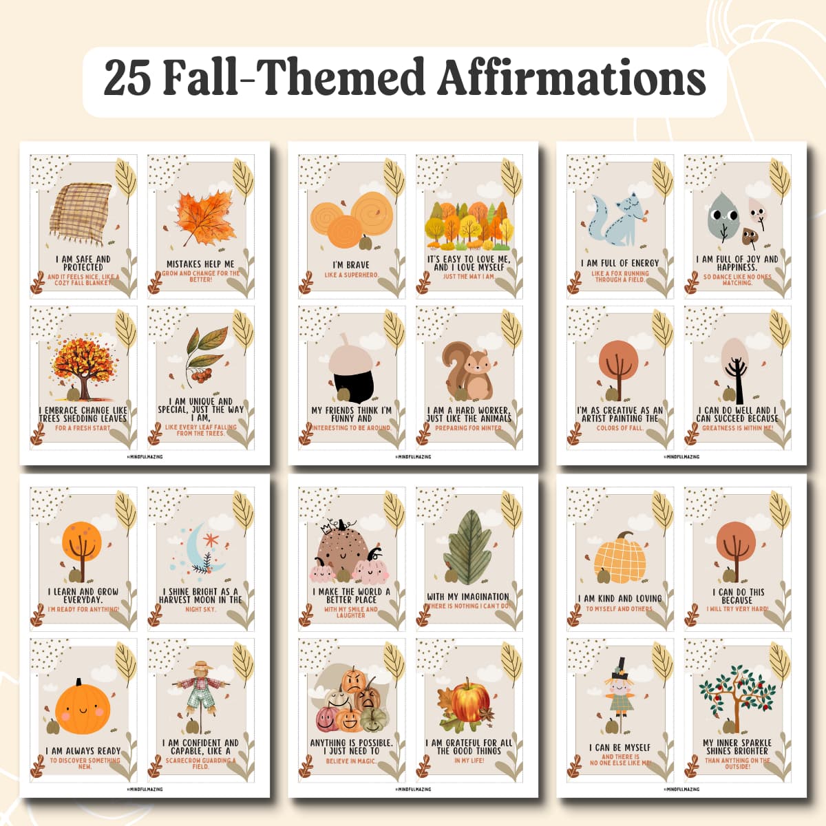 Fall-themed Affirmations