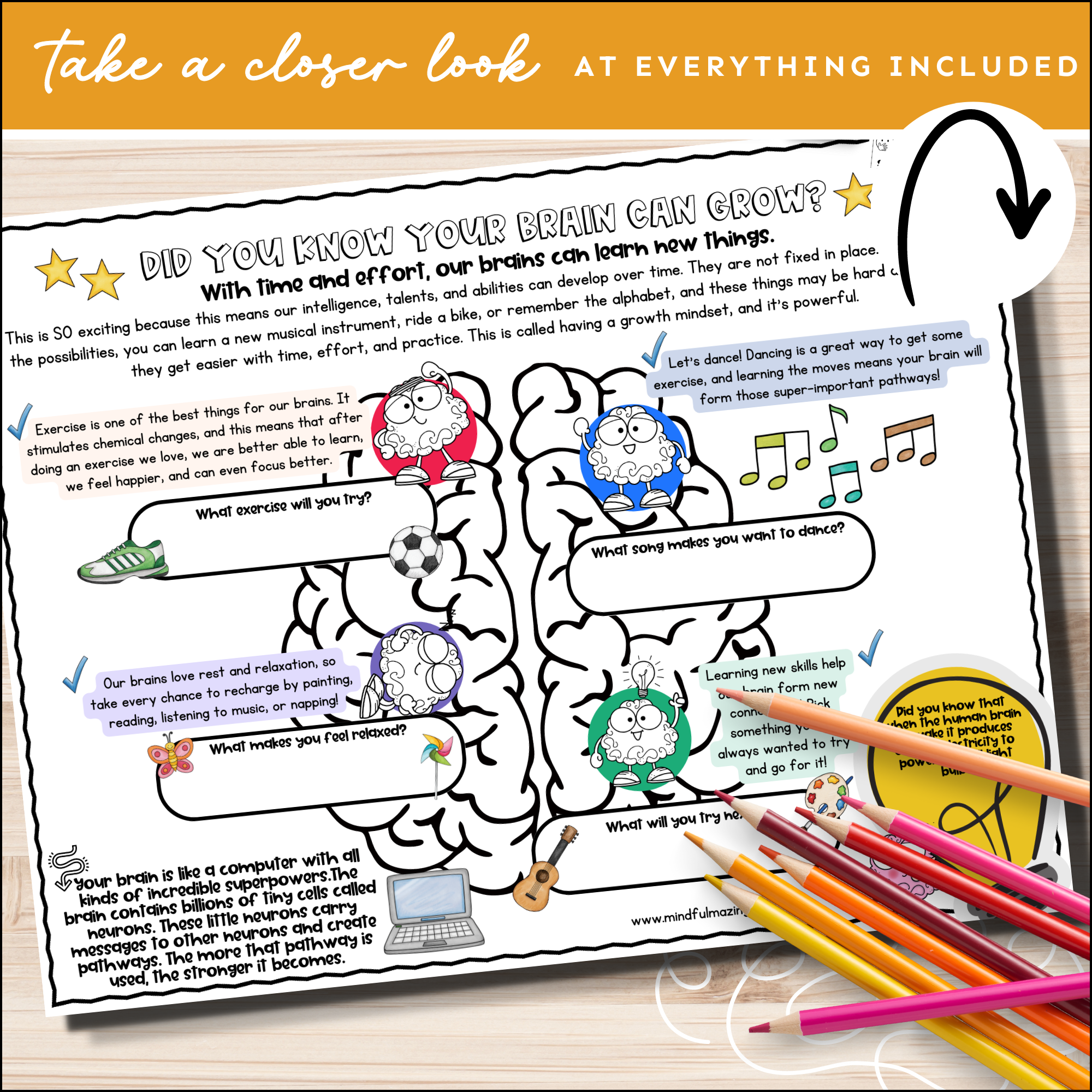 Growth Mindset Social Emotional Learning Unit (ages 3 - 8)