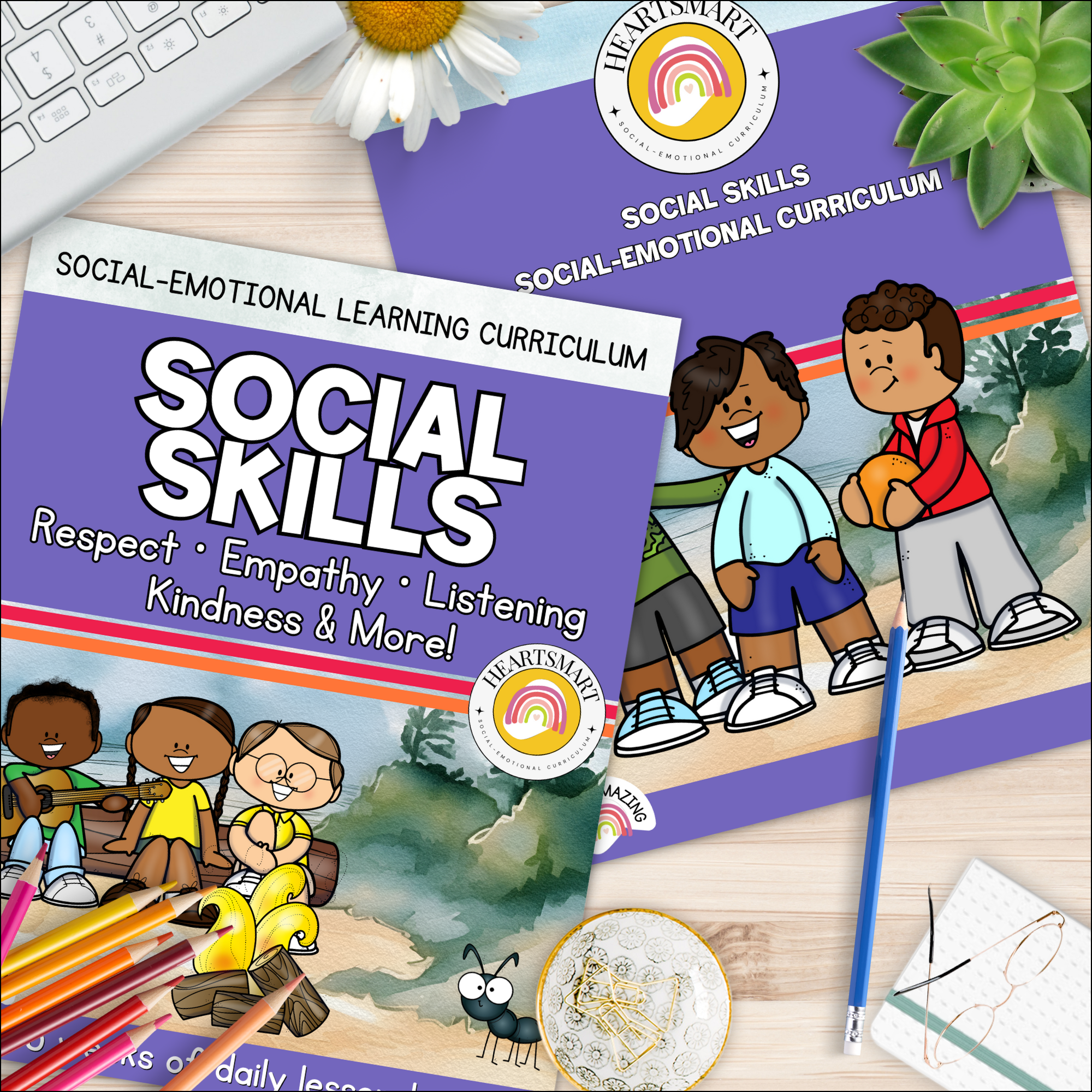 Social Skills Social-Emotional Learning Unit (ages 3 - 8)