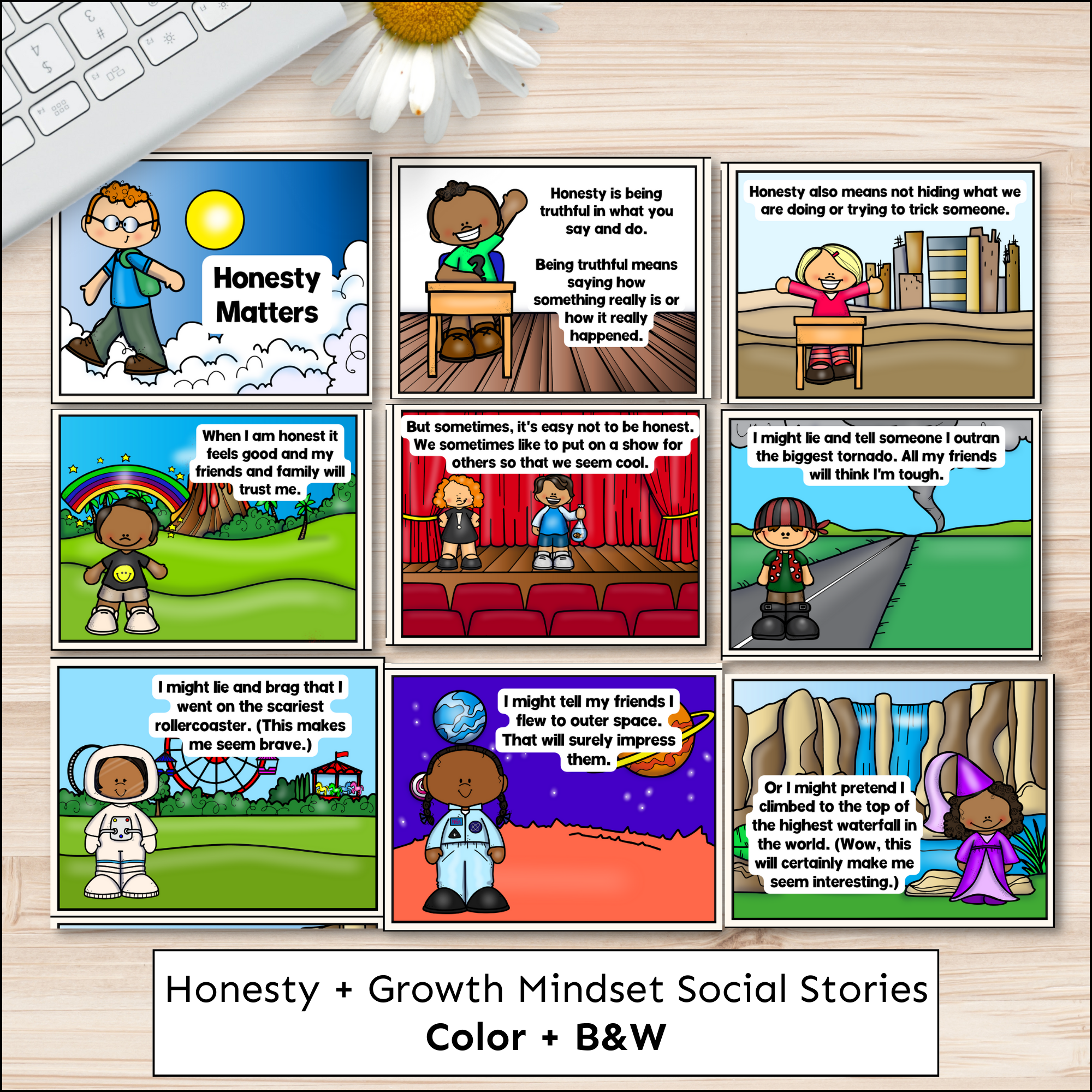 Growth Mindset Social Emotional Learning Unit (ages 3 - 8)