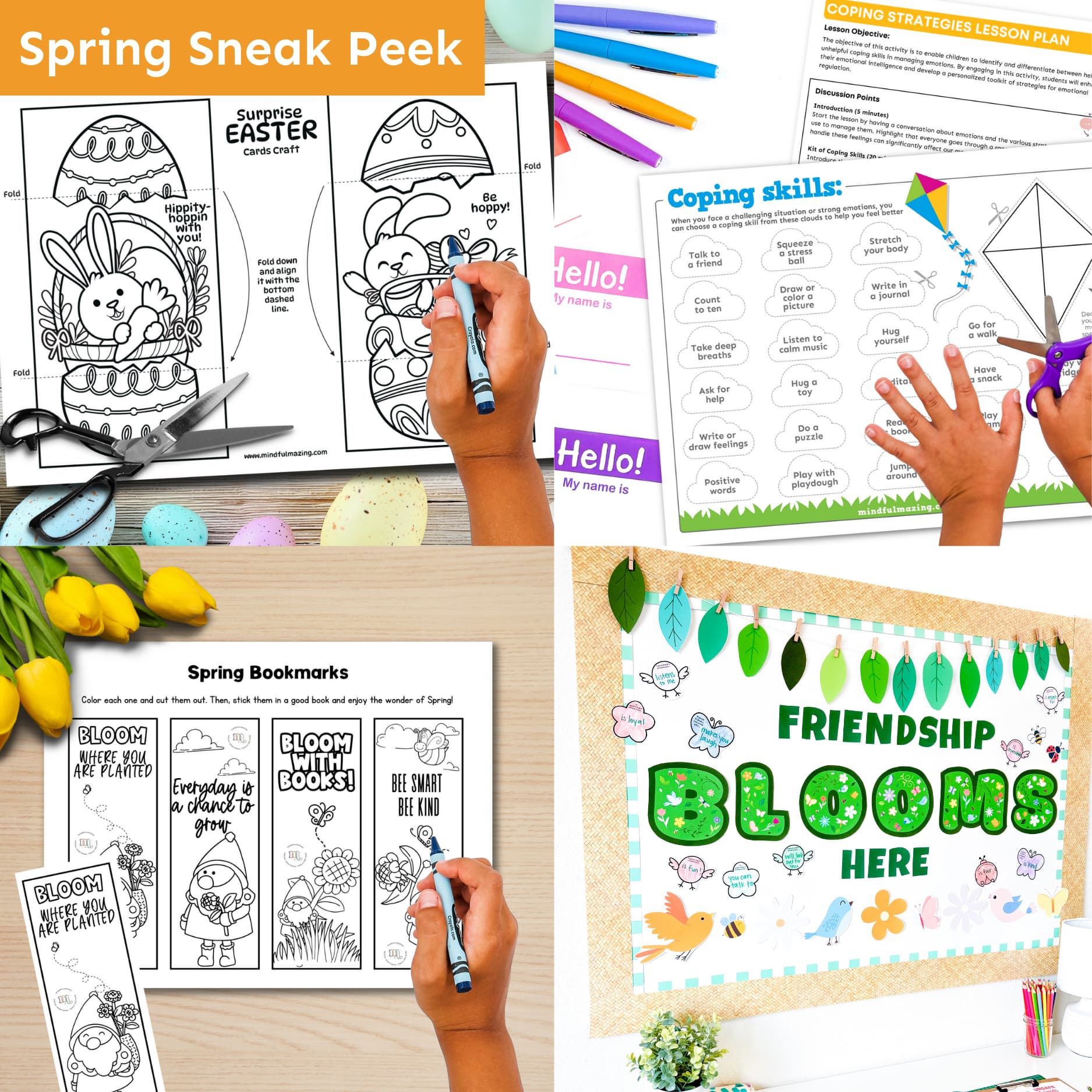 Seasonal Giant Social Emotional Learning Activities Bundle
