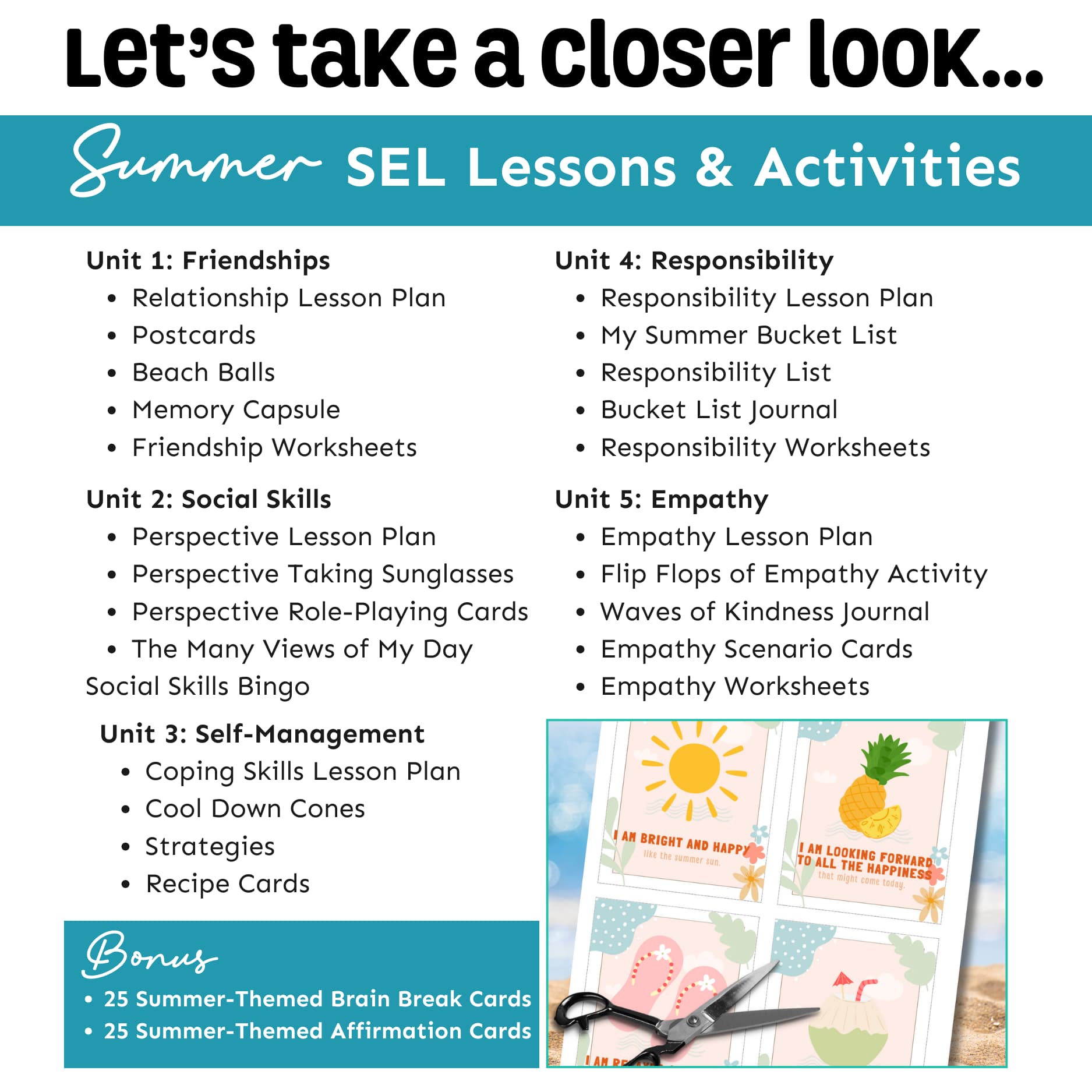 Seasonal Giant Social Emotional Learning Activities Bundle