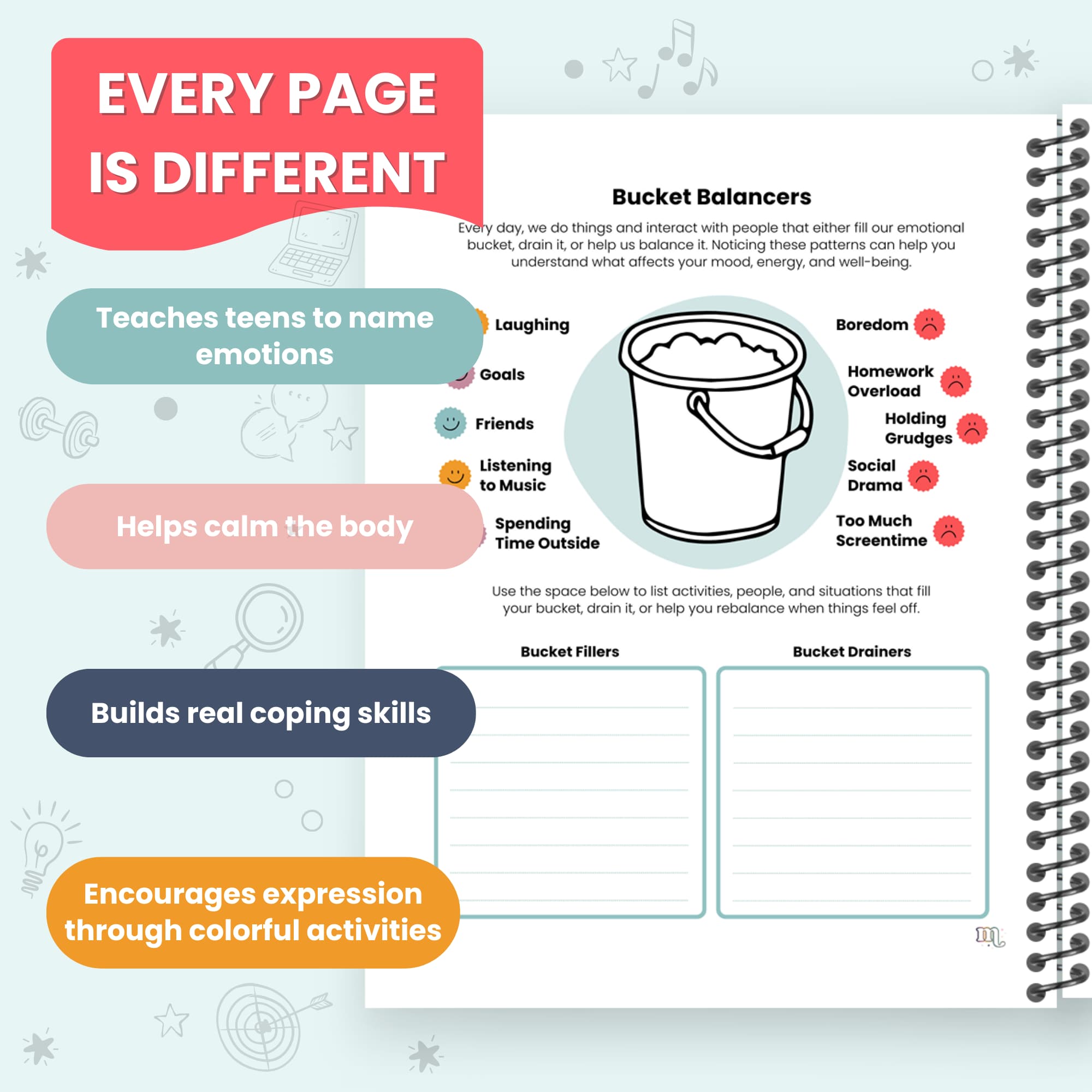 Teen & Young Adult Mega Emotions Workbook