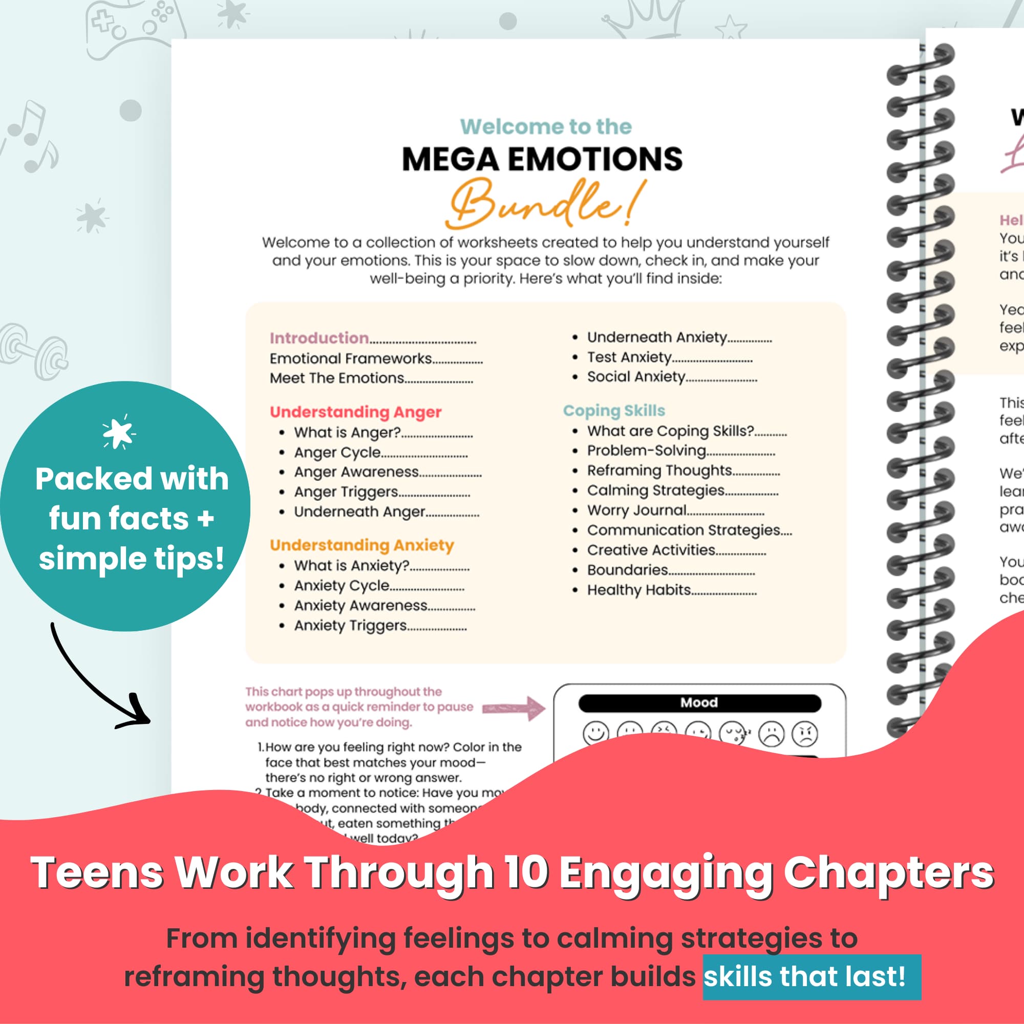 Teen & Young Adult Mega Emotions Workbook