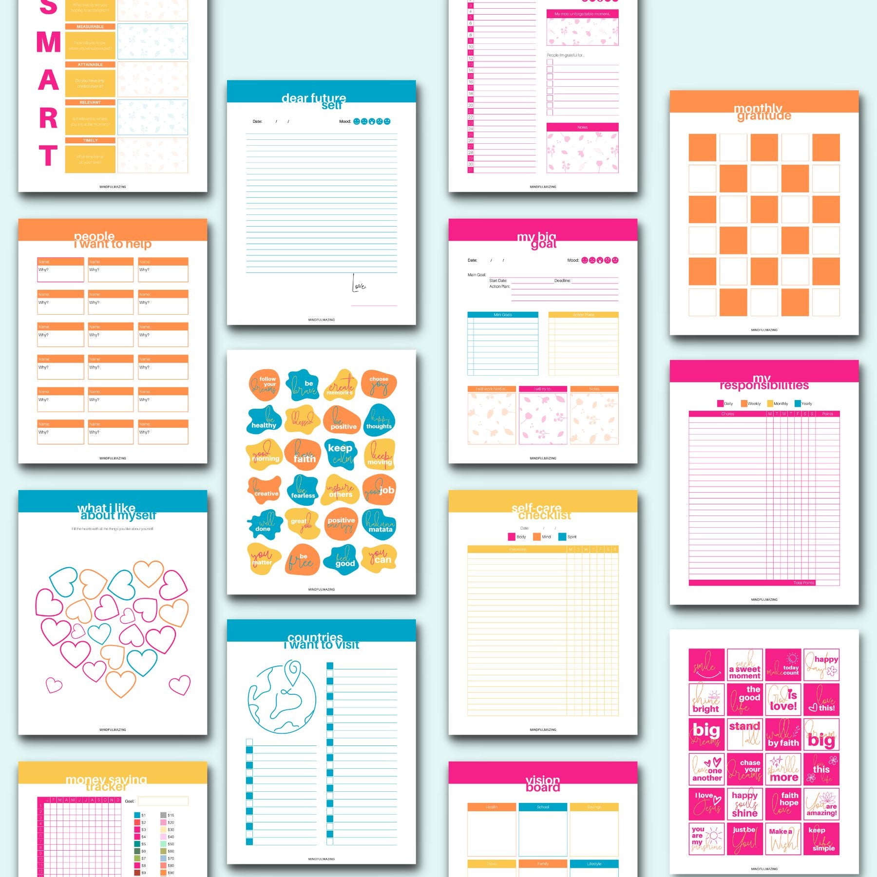 Teenage Growth Mindset Kit & Planner