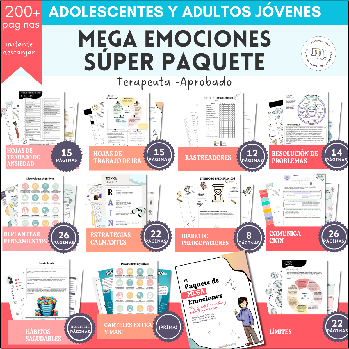 Paquete de Mega Emociones para Adolescentes