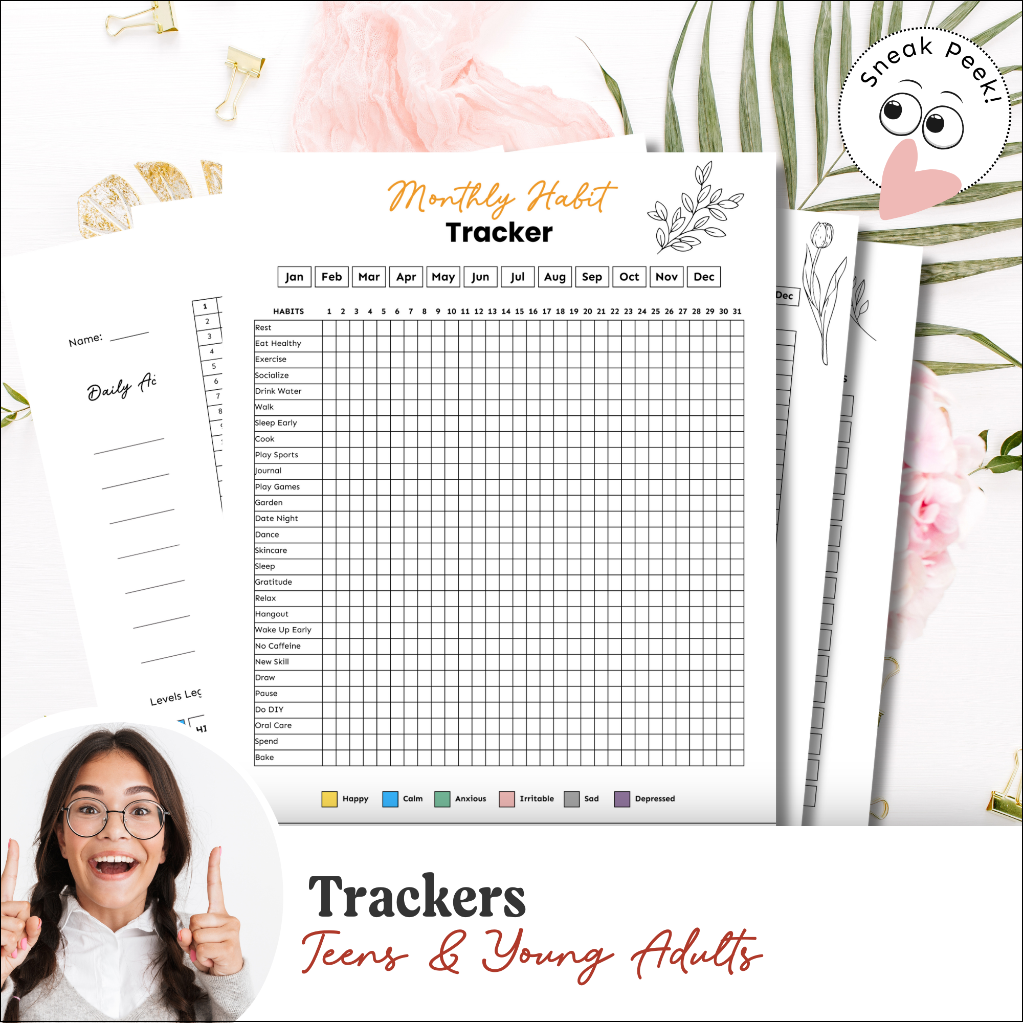 Teen & Young Adult Mega Emotions Workbook