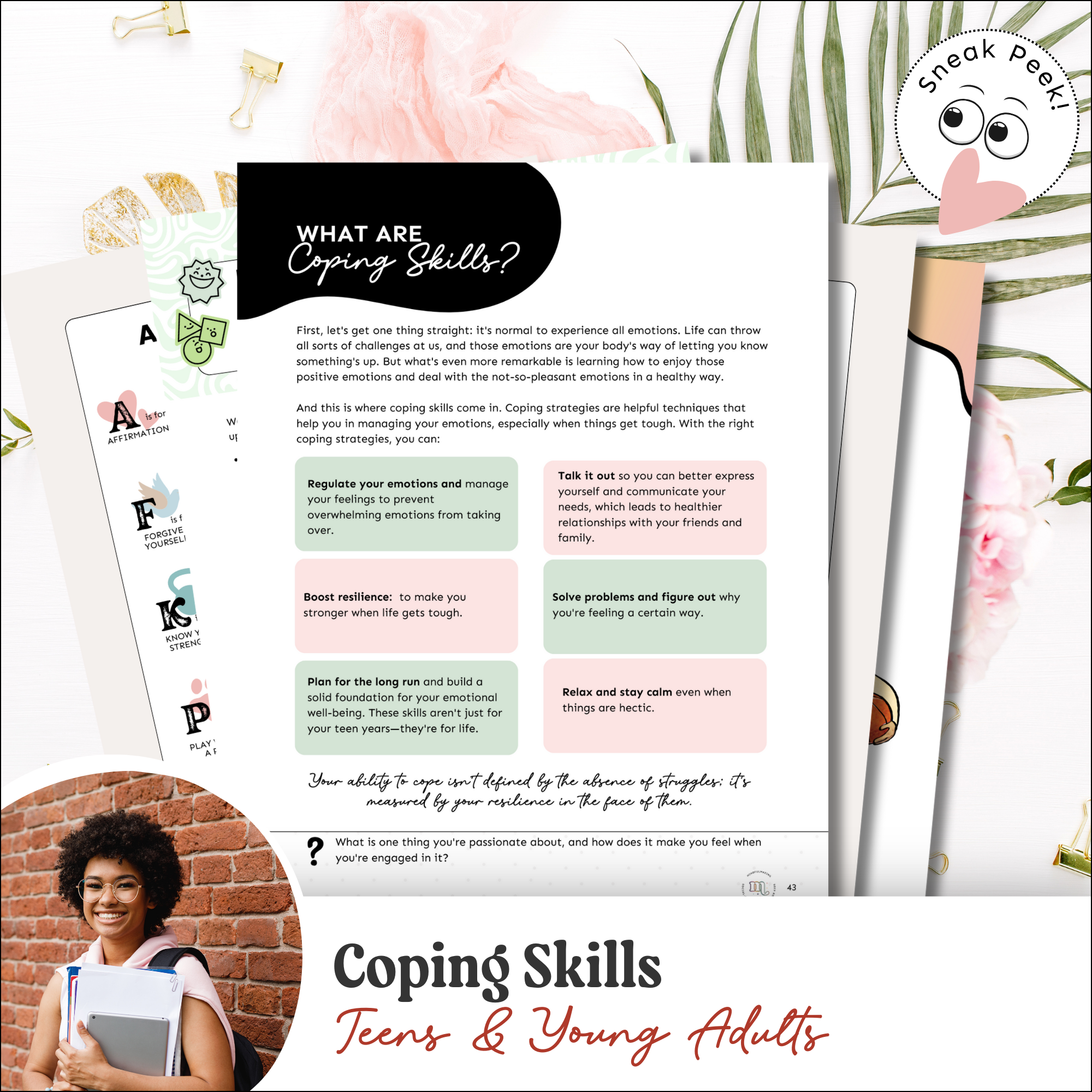 Teen & Young Adult Mega Emotions Workbook