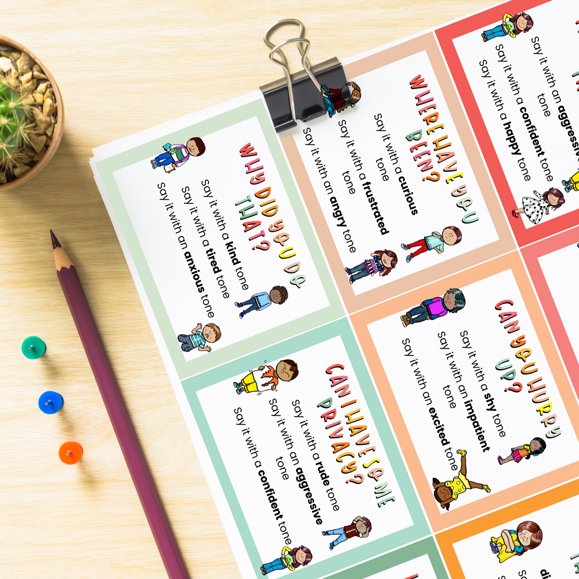Tone of Voice (PDF) Ages 4-10