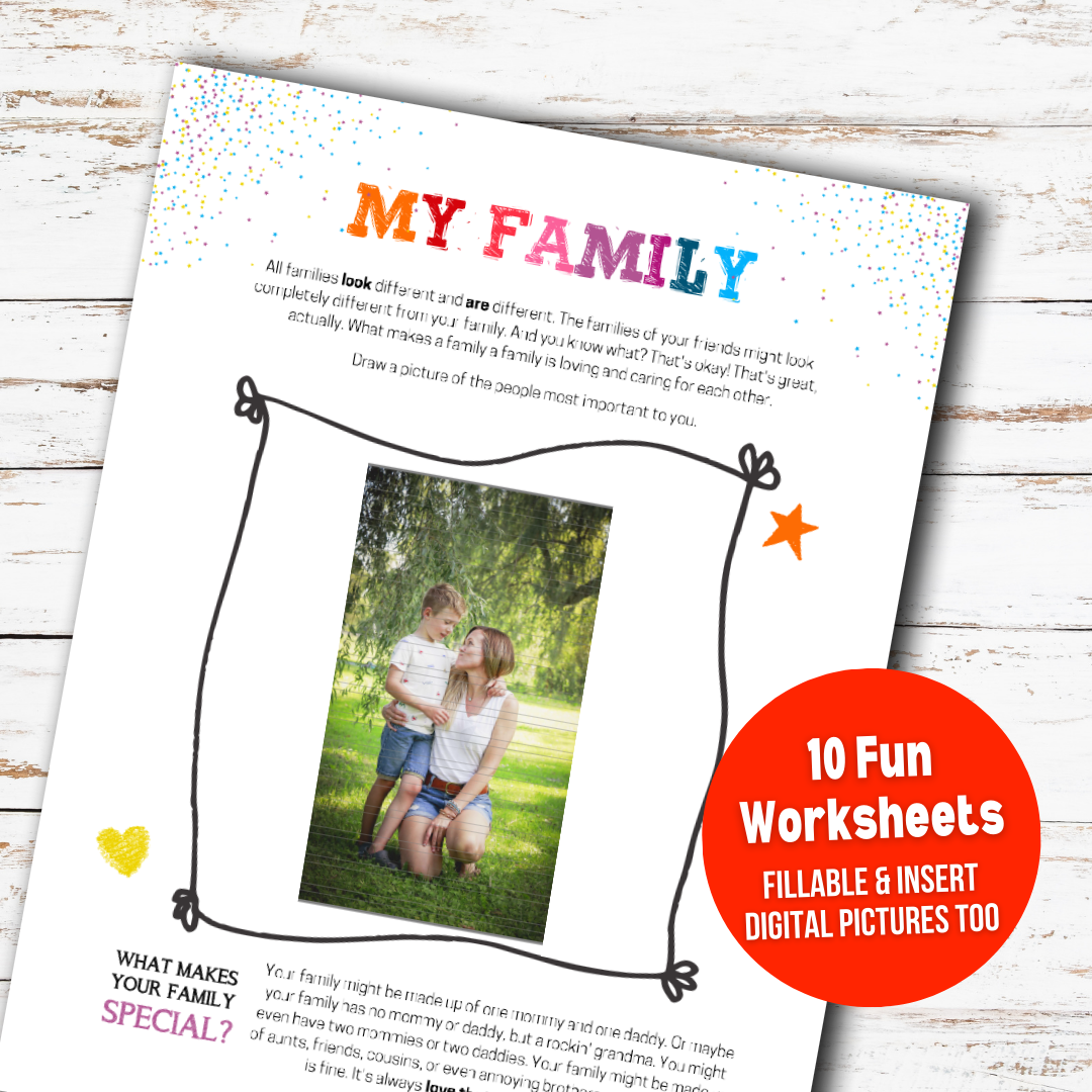 All About Me Mini Book (ages 5-11)