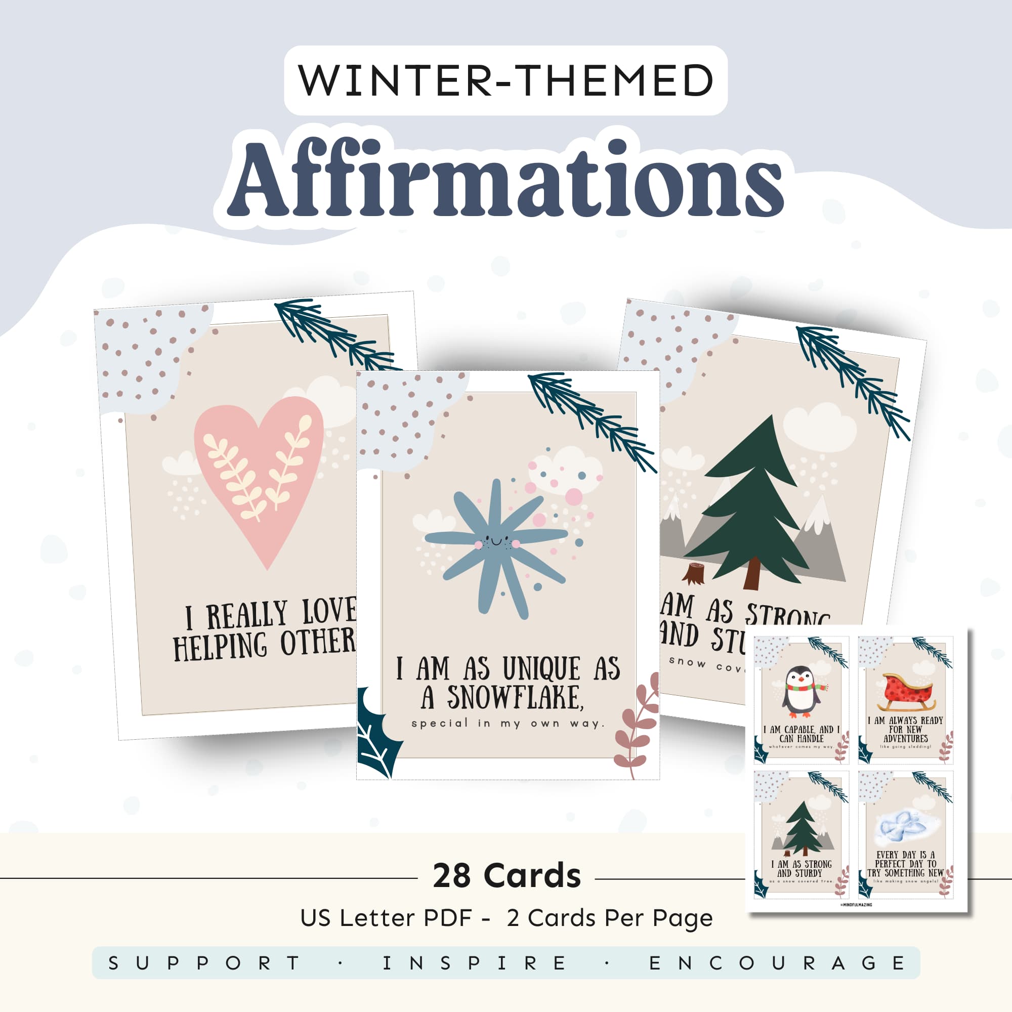 Winter-themed Affirmations