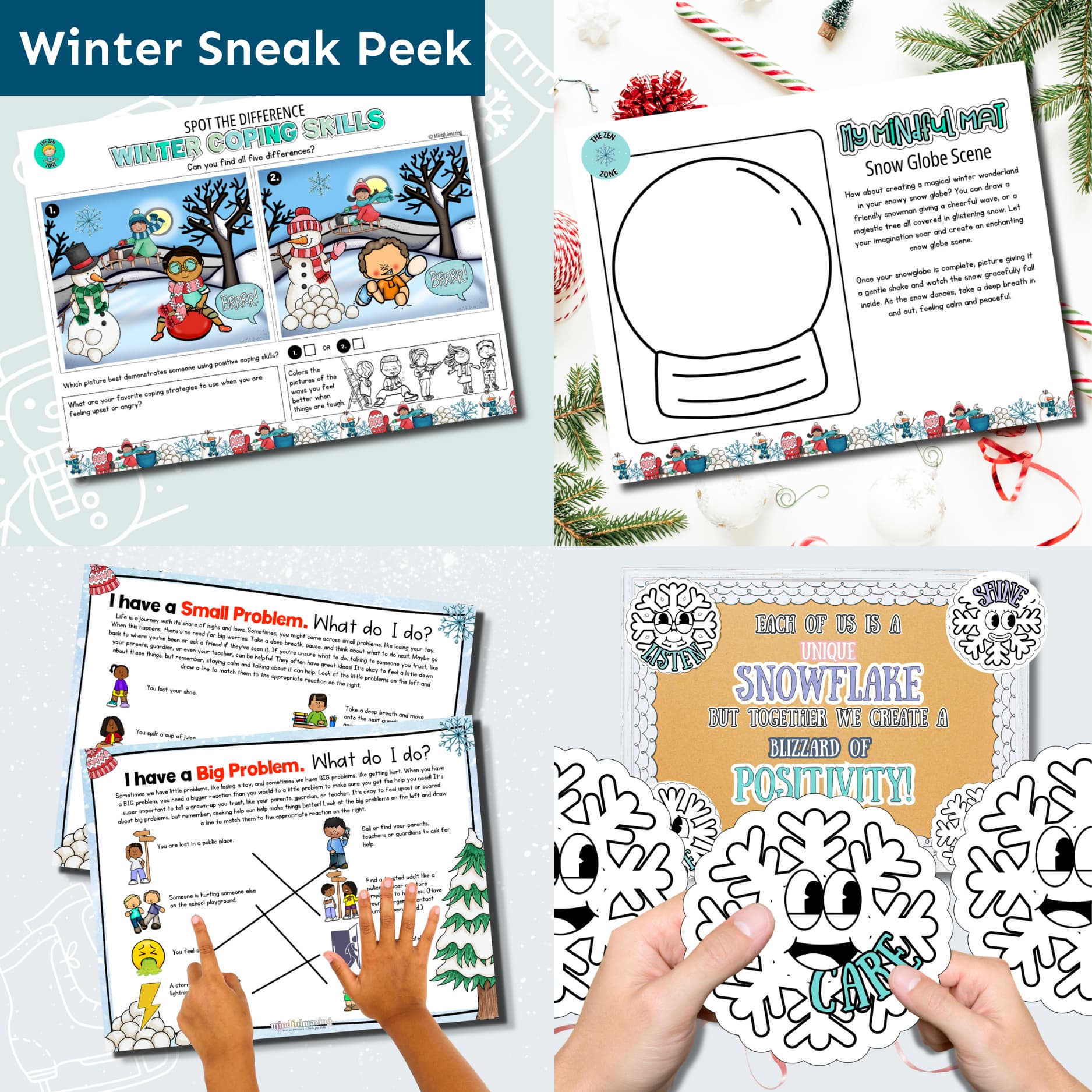 Seasonal Giant Social Emotional Learning Activities Bundle