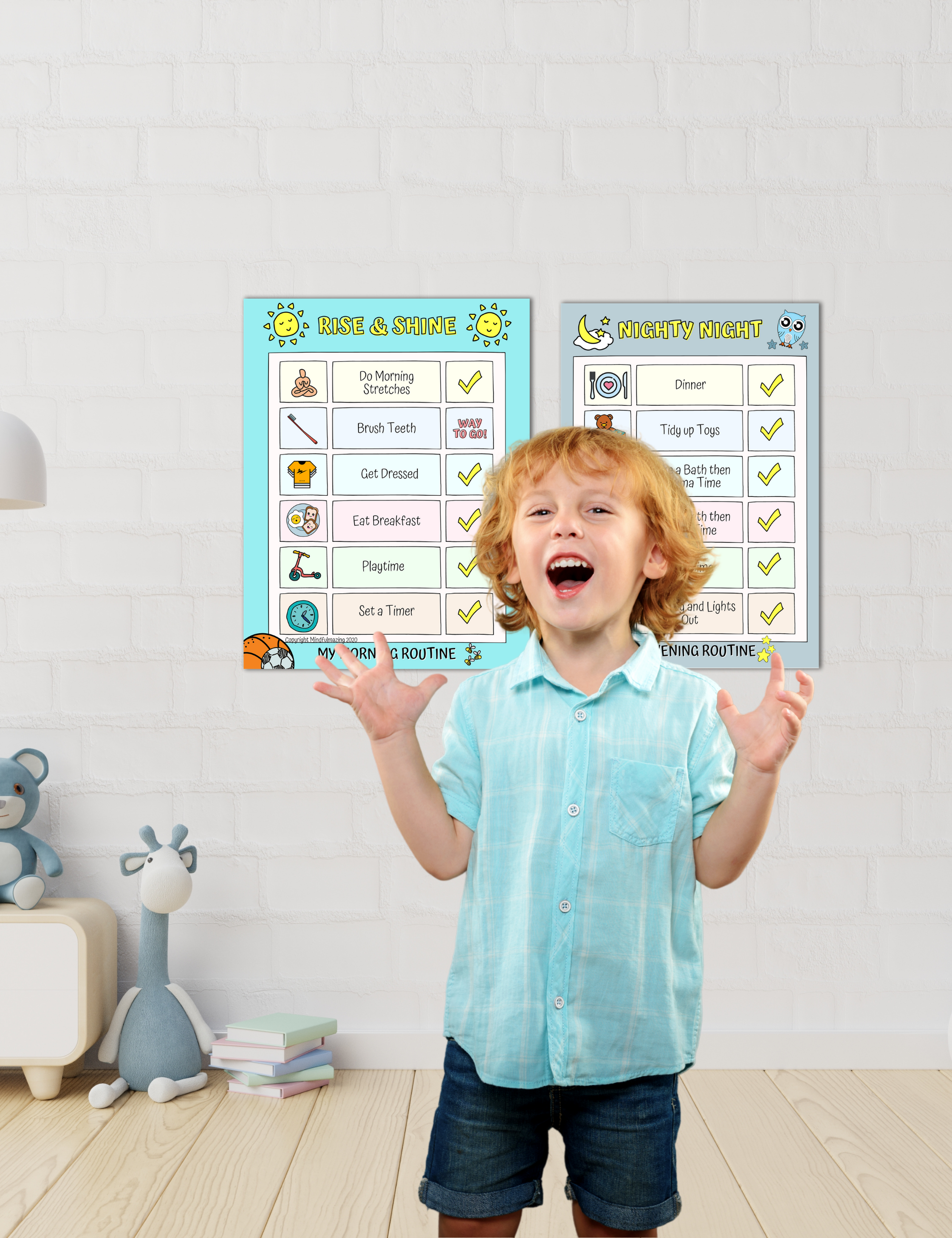 Routine Charts For Kids PDF (ages 2-10)