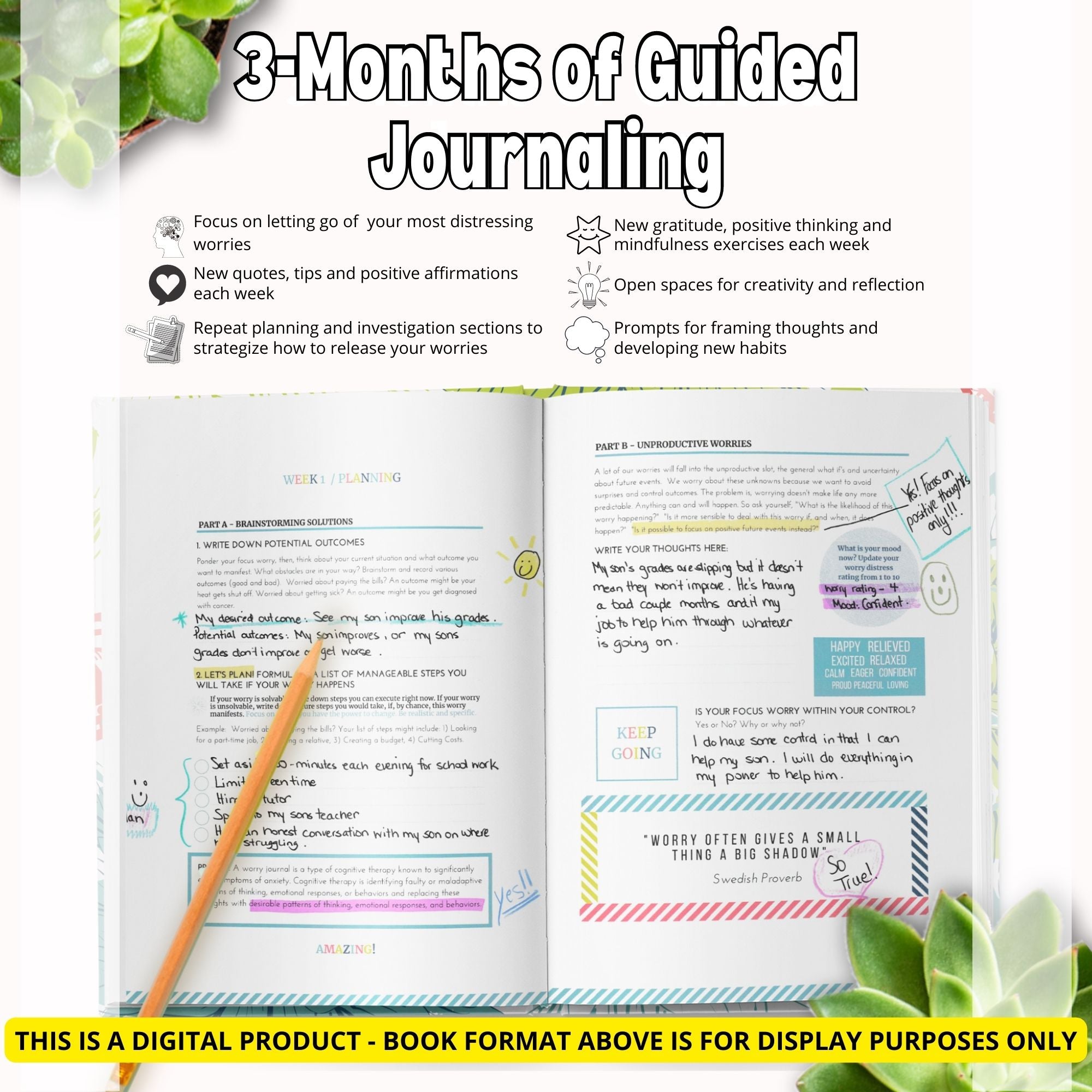 Mindfulmazing's Worry Journal (PDF Copy)