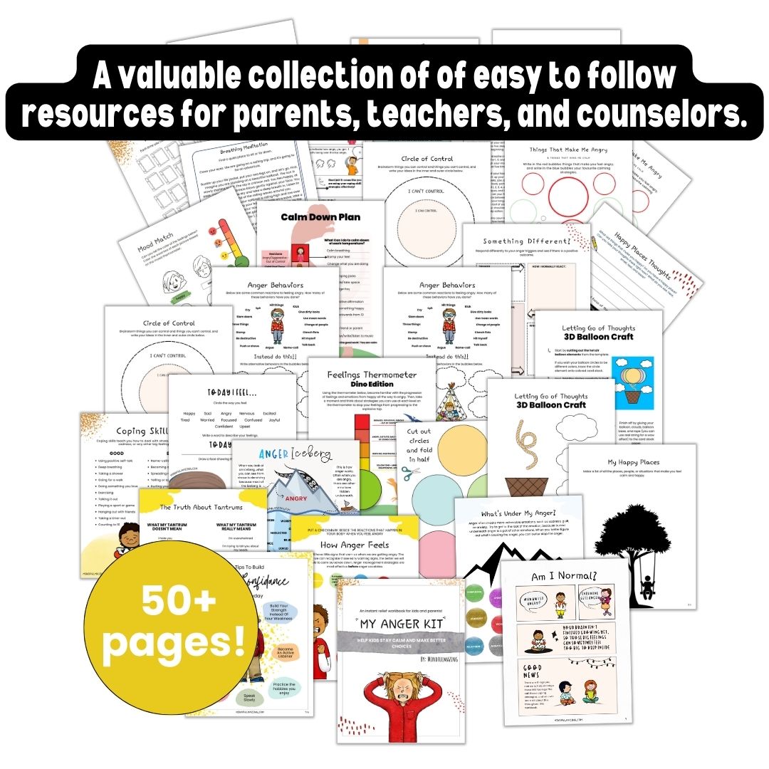 Anger Kit for Kids PDF (ages 4-11)