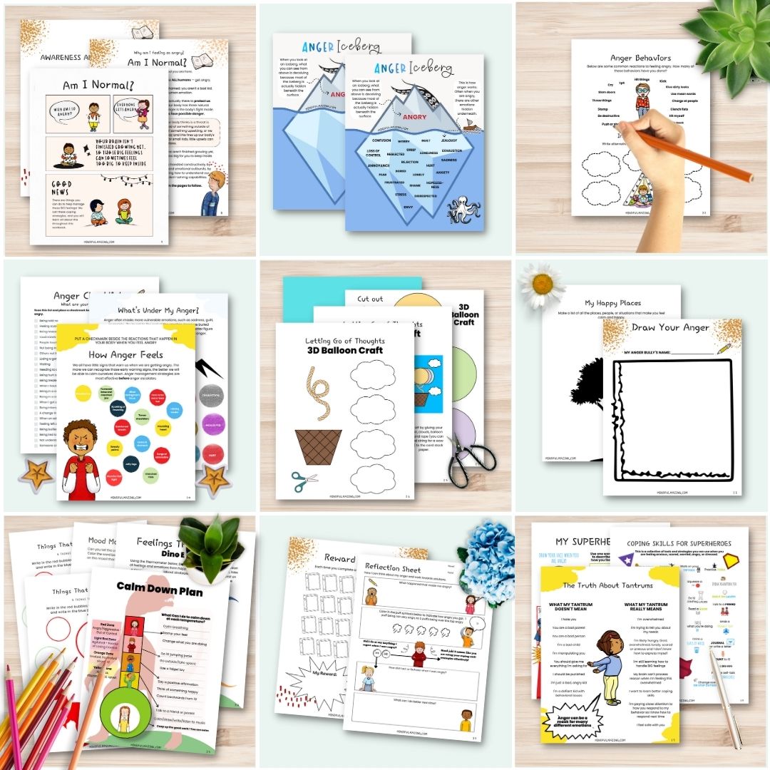 Anger Kit for Kids PDF (ages 4-11)