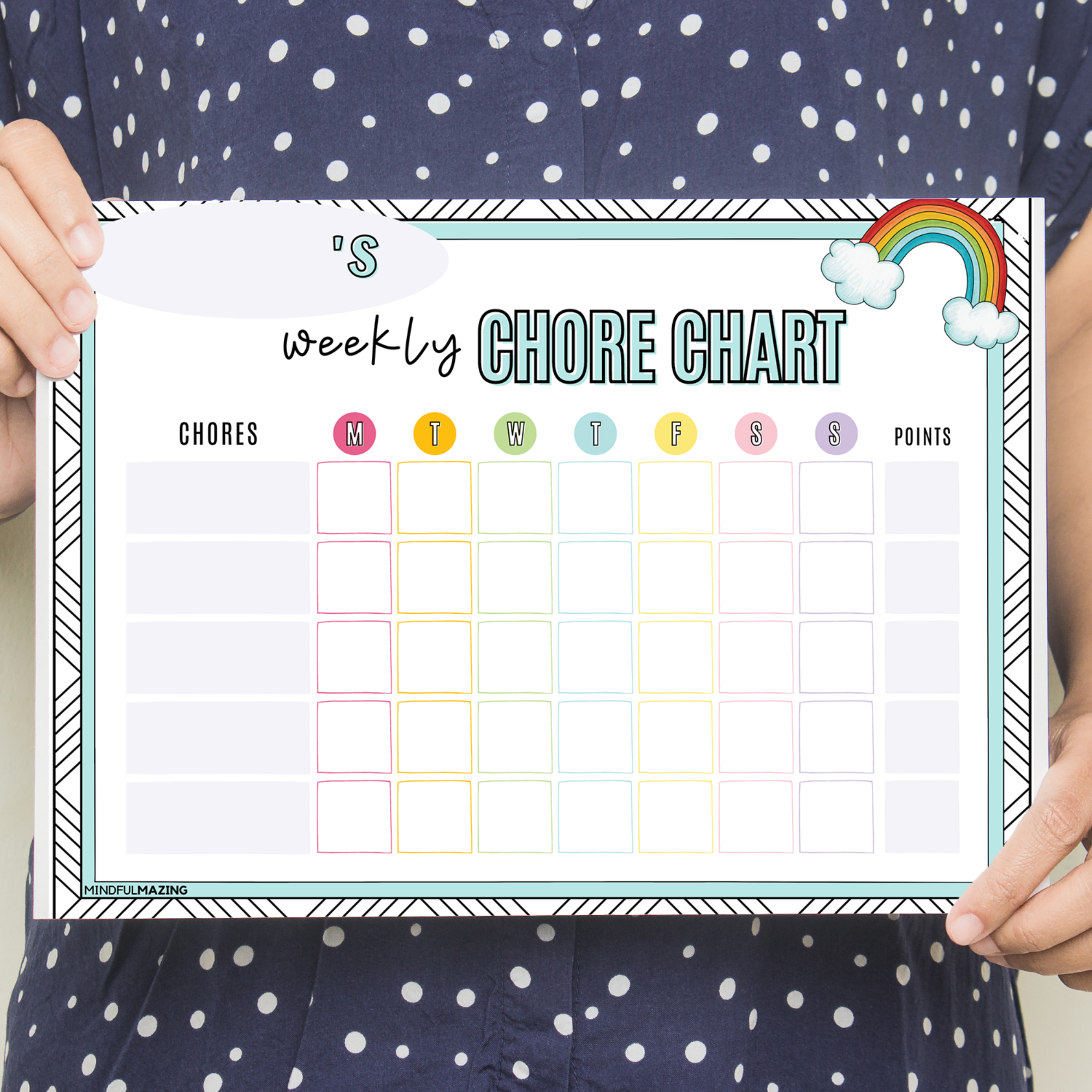 Chore Chart Bundle for Kids PDF (ages 2-10)
