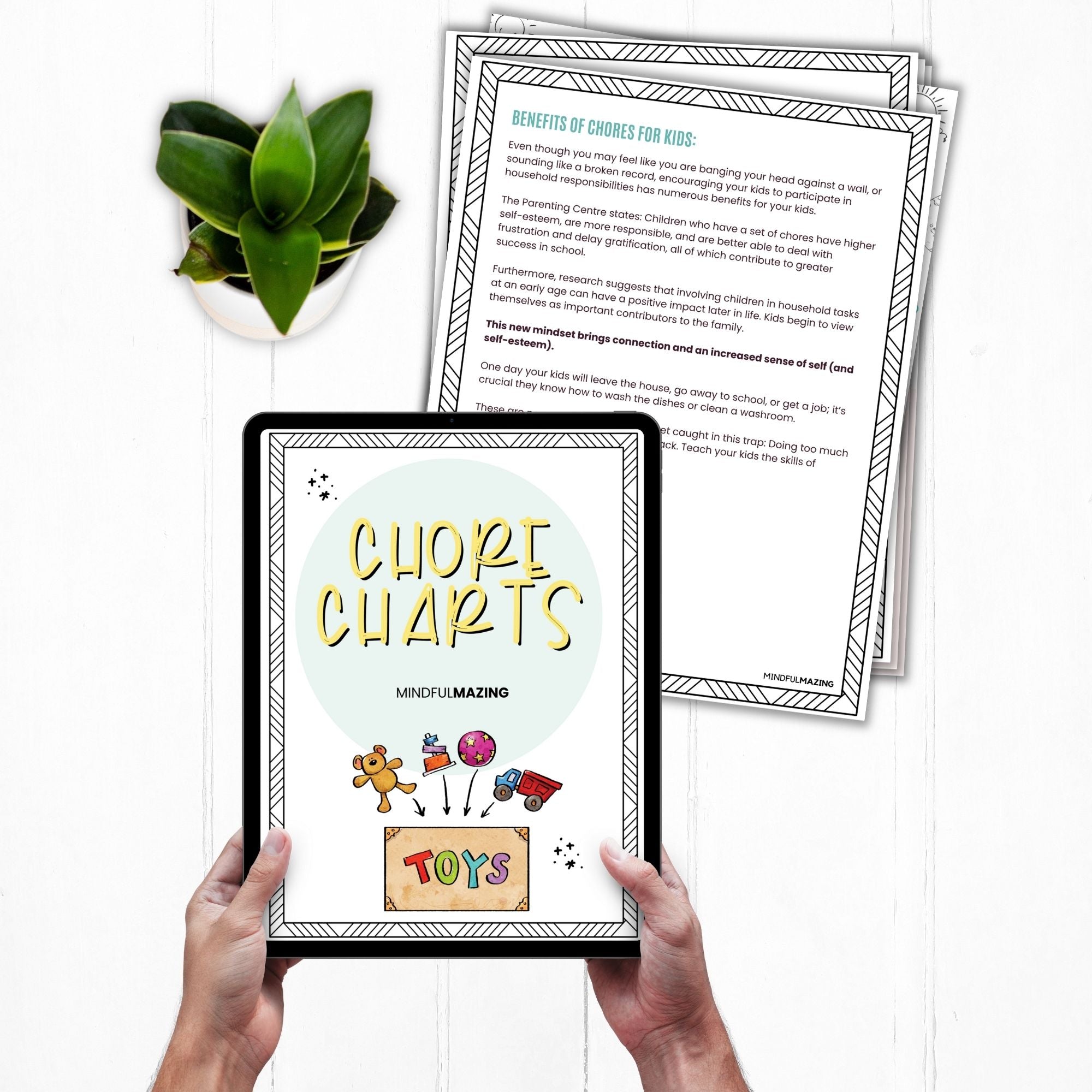 Chore Chart Bundle for Kids PDF (ages 2-10)