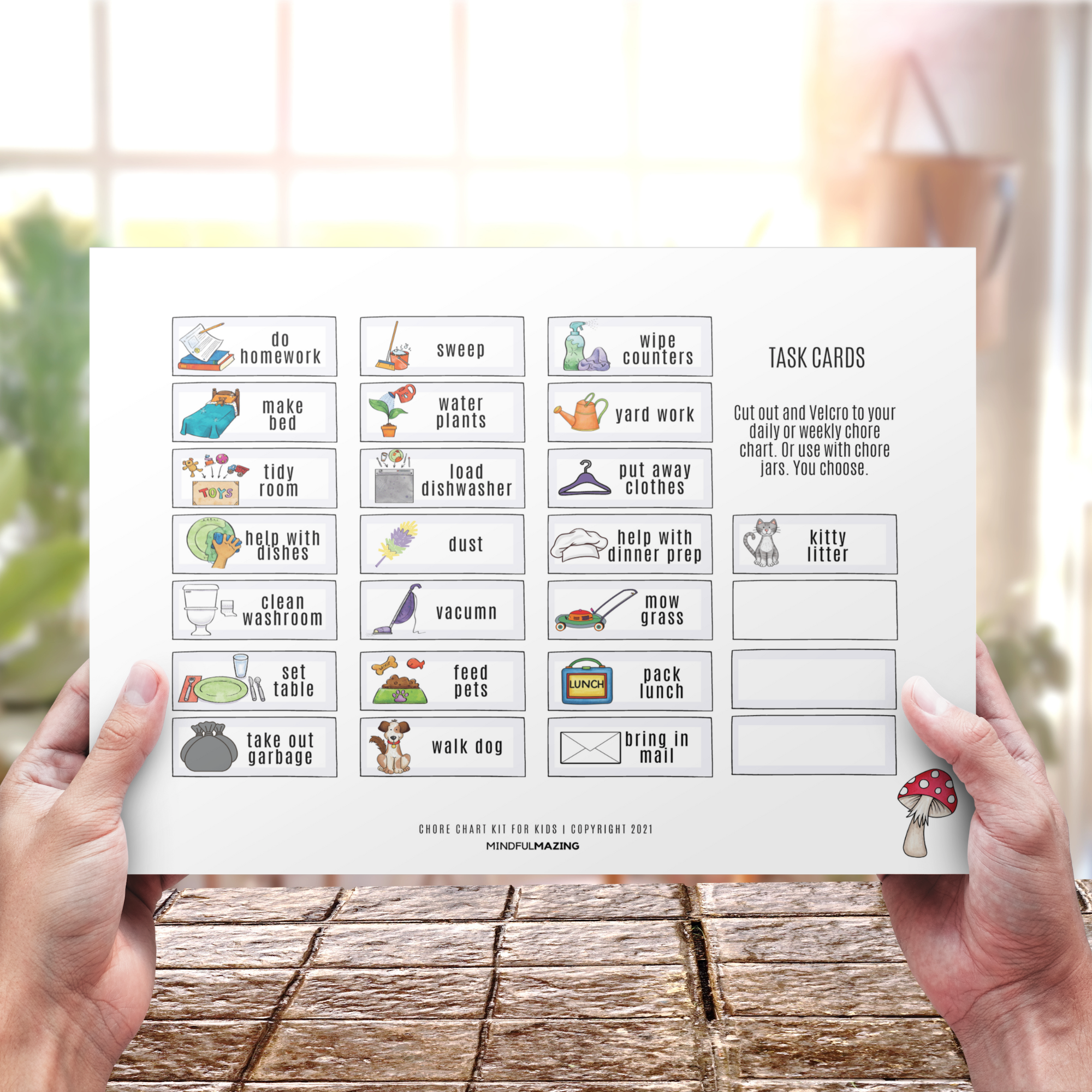 Chore Chart Bundle for Kids PDF (ages 2-10)