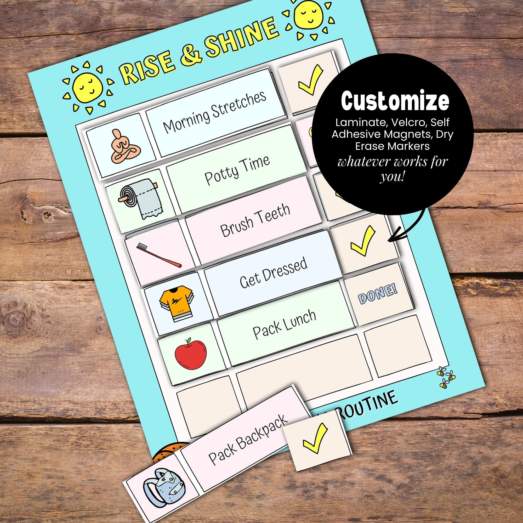 Routine Charts For Kids PDF (ages 2-10)