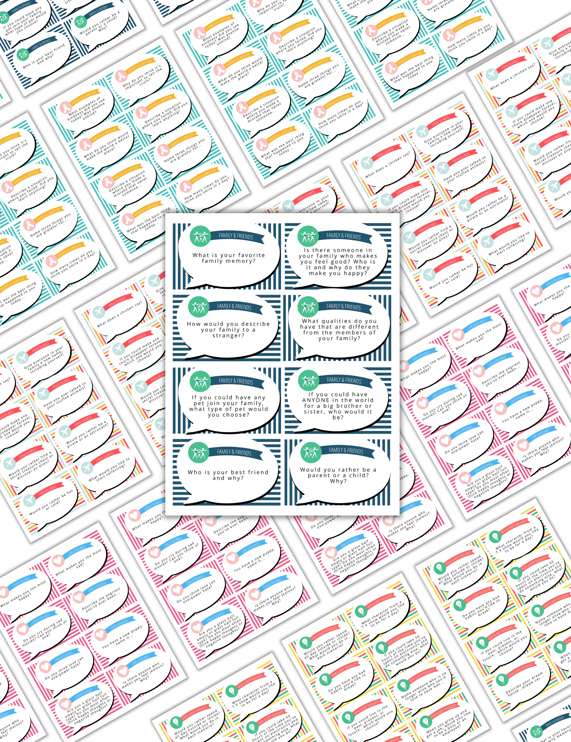 Family Conversation Starters PDF (all ages)