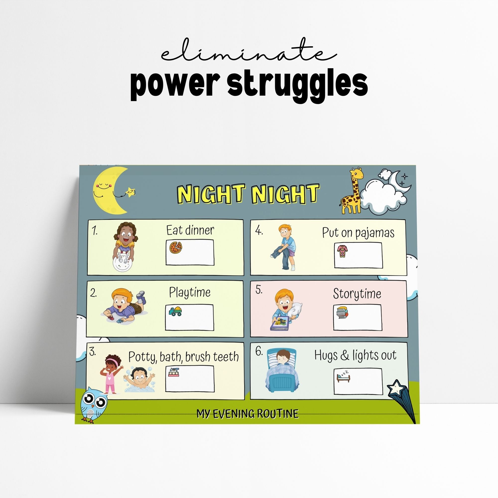 Premade Routine Charts for Kids PDF (Ages 2 to 10)