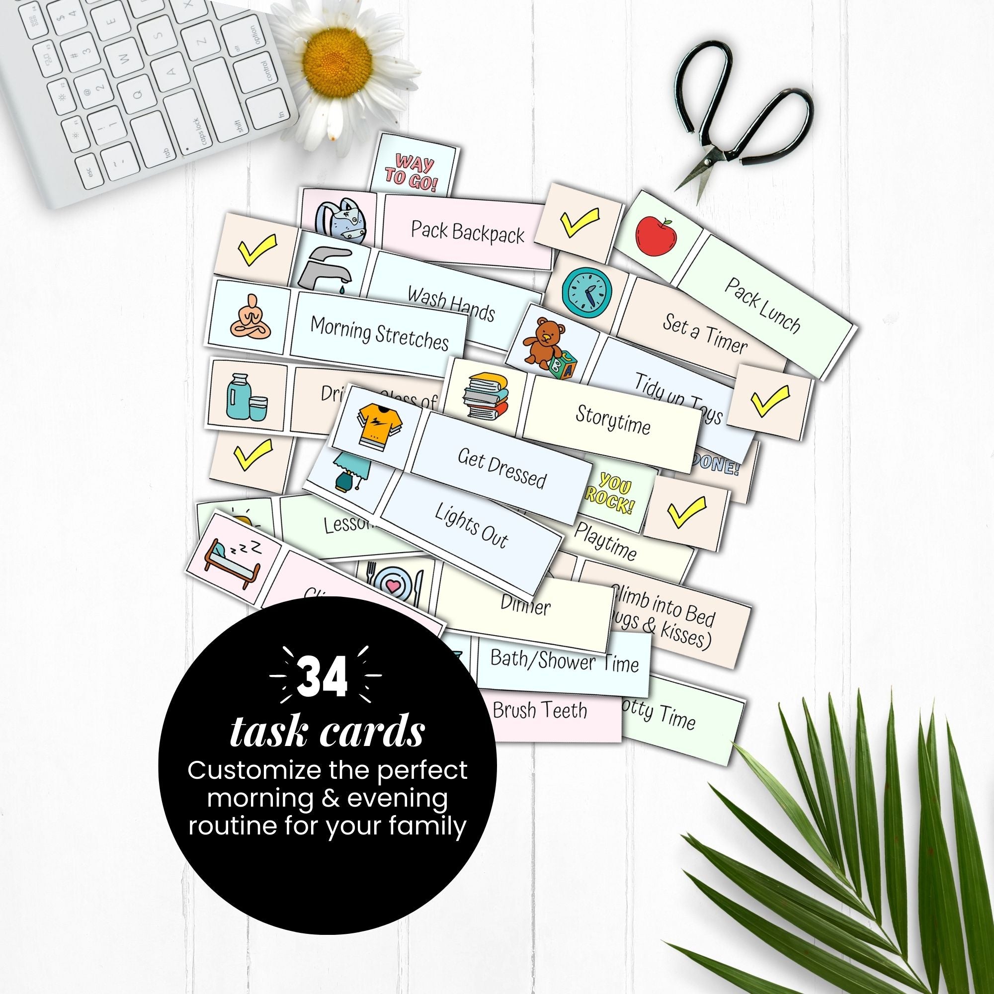 Routine Charts For Kids PDF (ages 2-10)