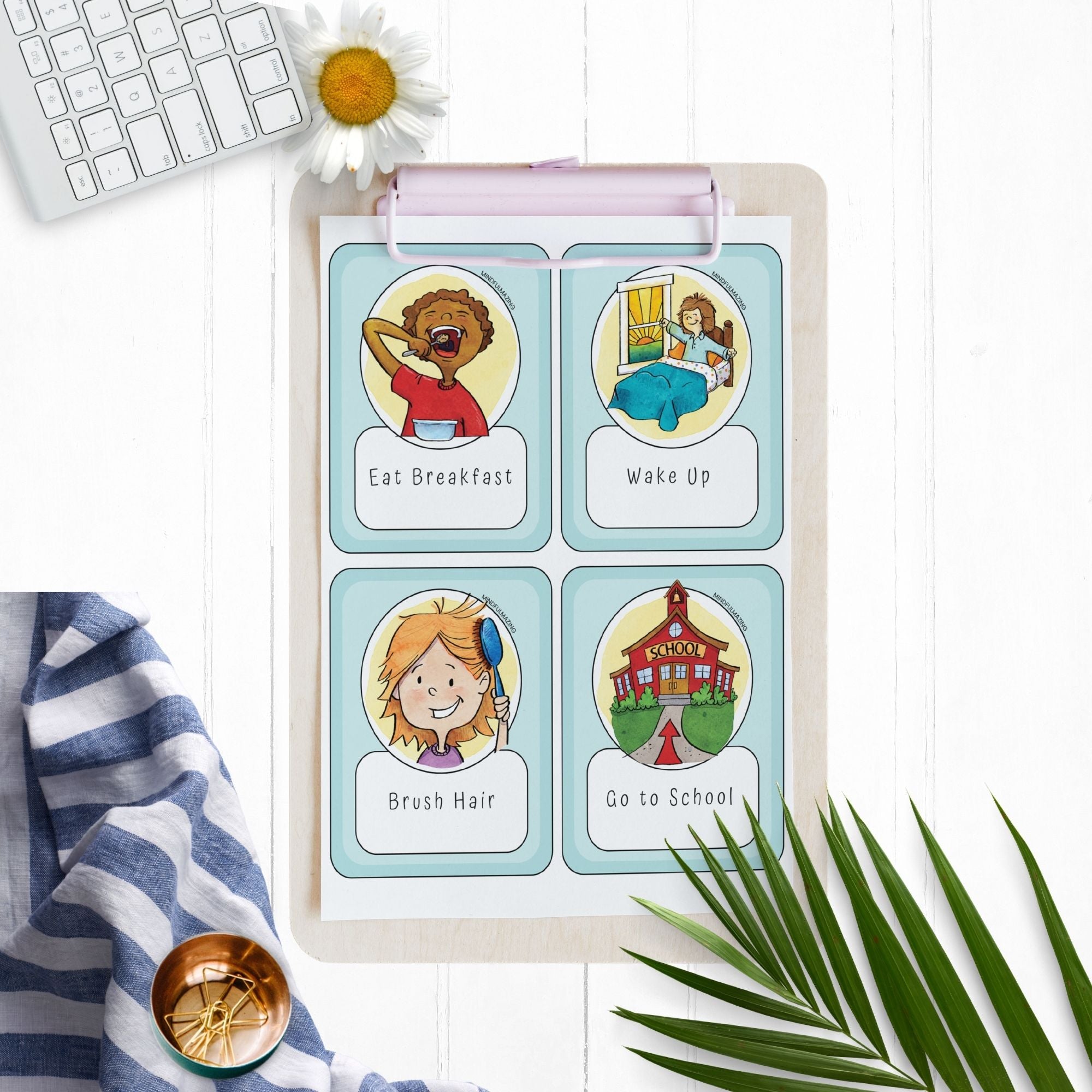 Chore and Routine Cards for Kids PDF (ages 2-10)