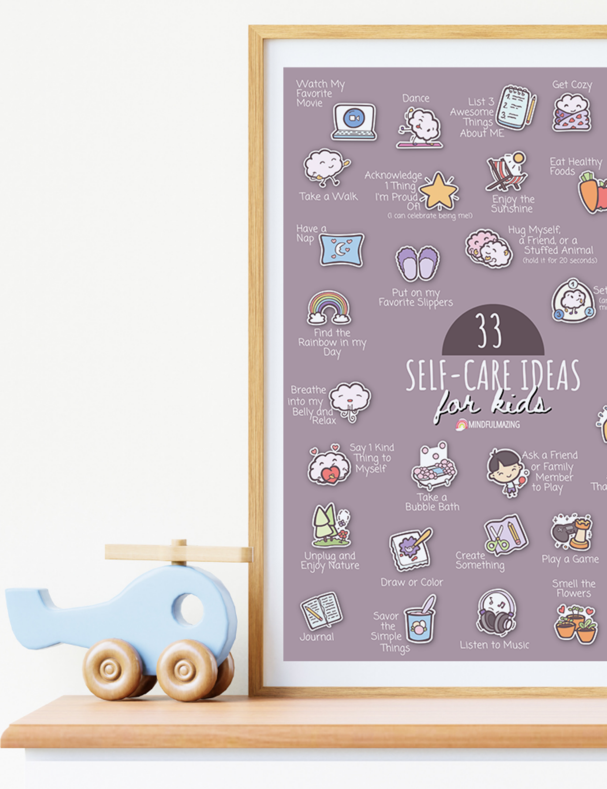 Self-Care Ideas For Kids Poster (PDF)