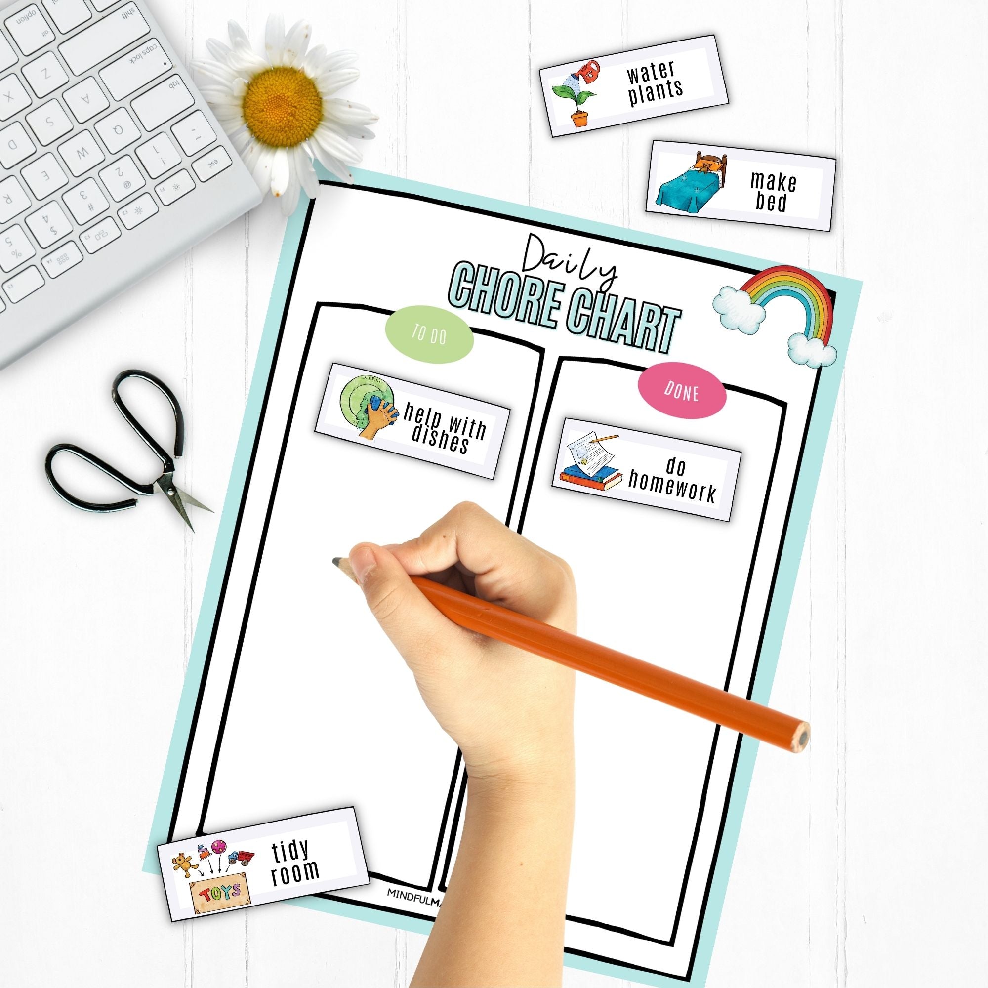 Chore Chart Bundle for Kids PDF (ages 2-10)