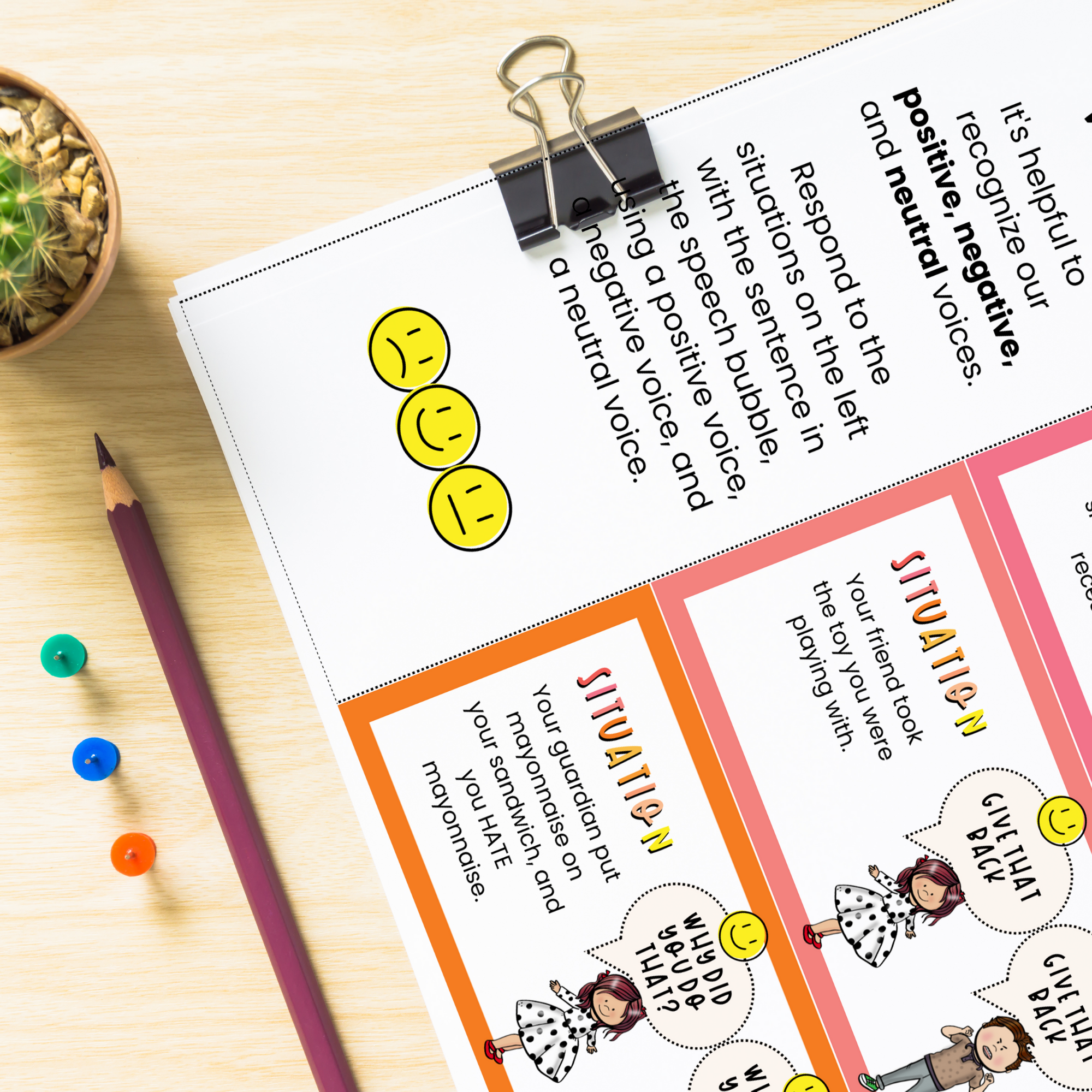 Tone of Voice (PDF) Ages 4-10