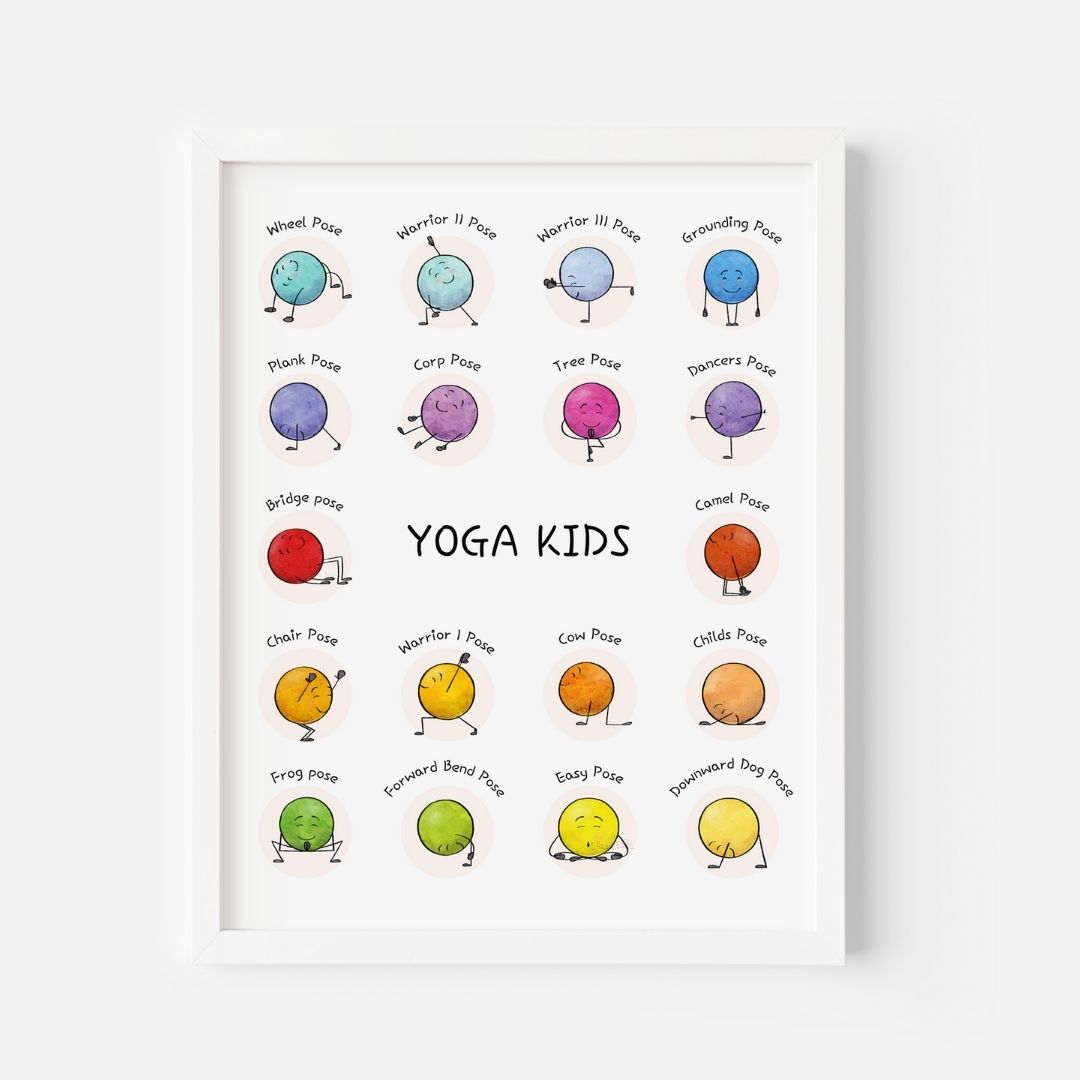 Yoga Kids Poster & Flashcards