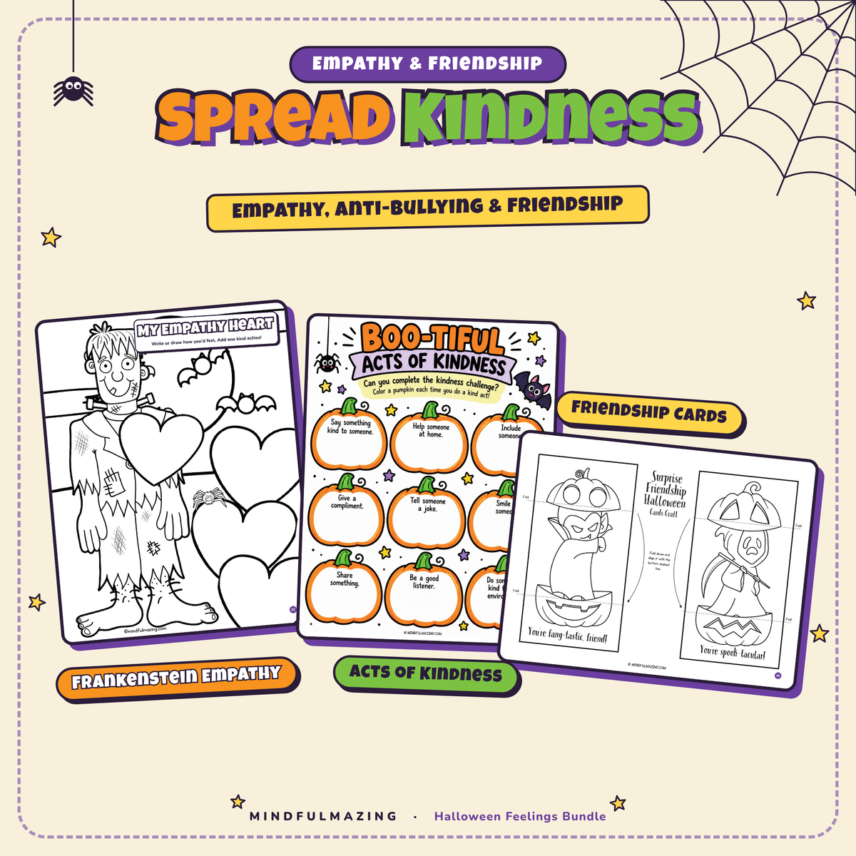Halloween Feelings & Coping Skills Bundle